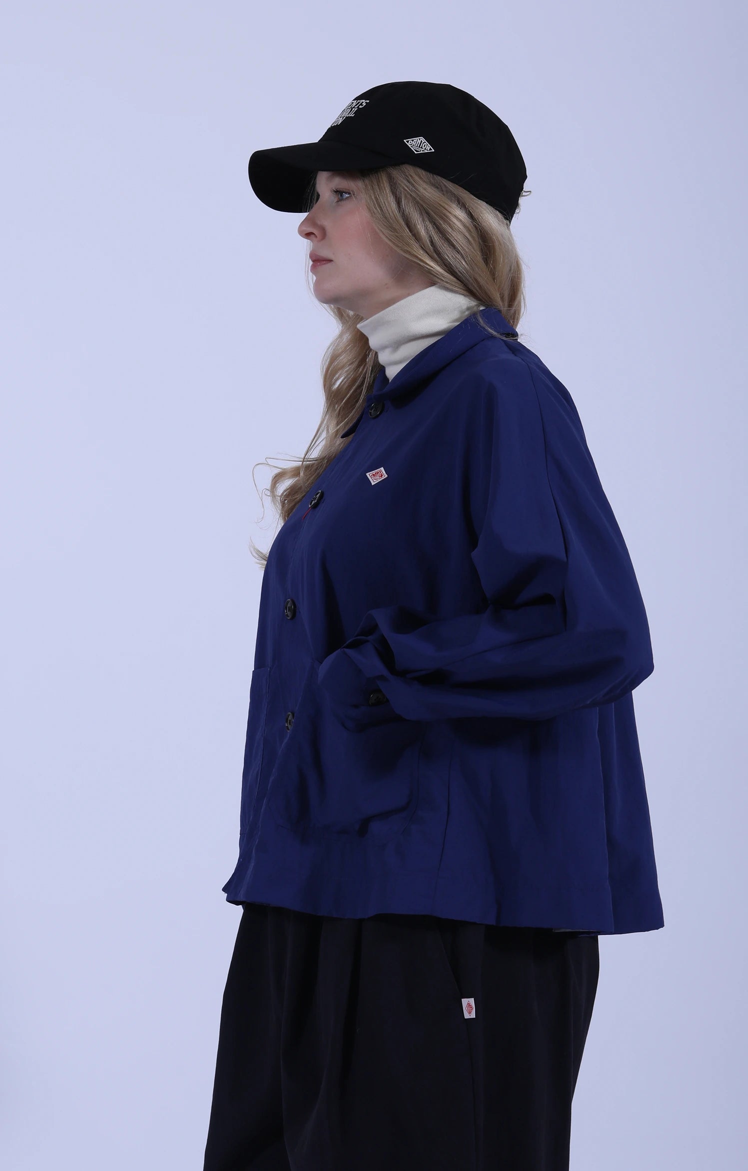 Dolman Sleeve Jacket Blue