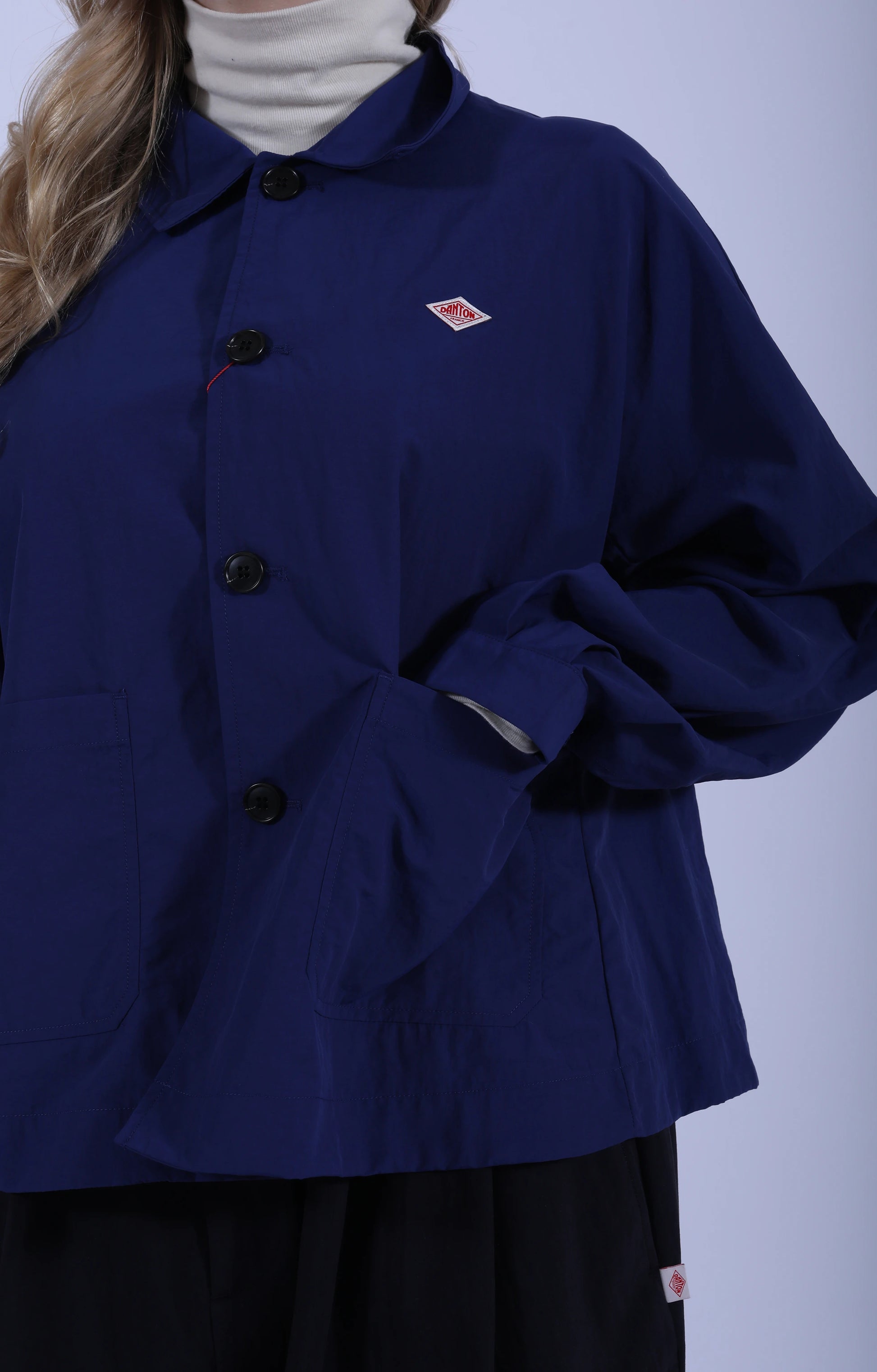 Dolman Sleeve Jacket Blue