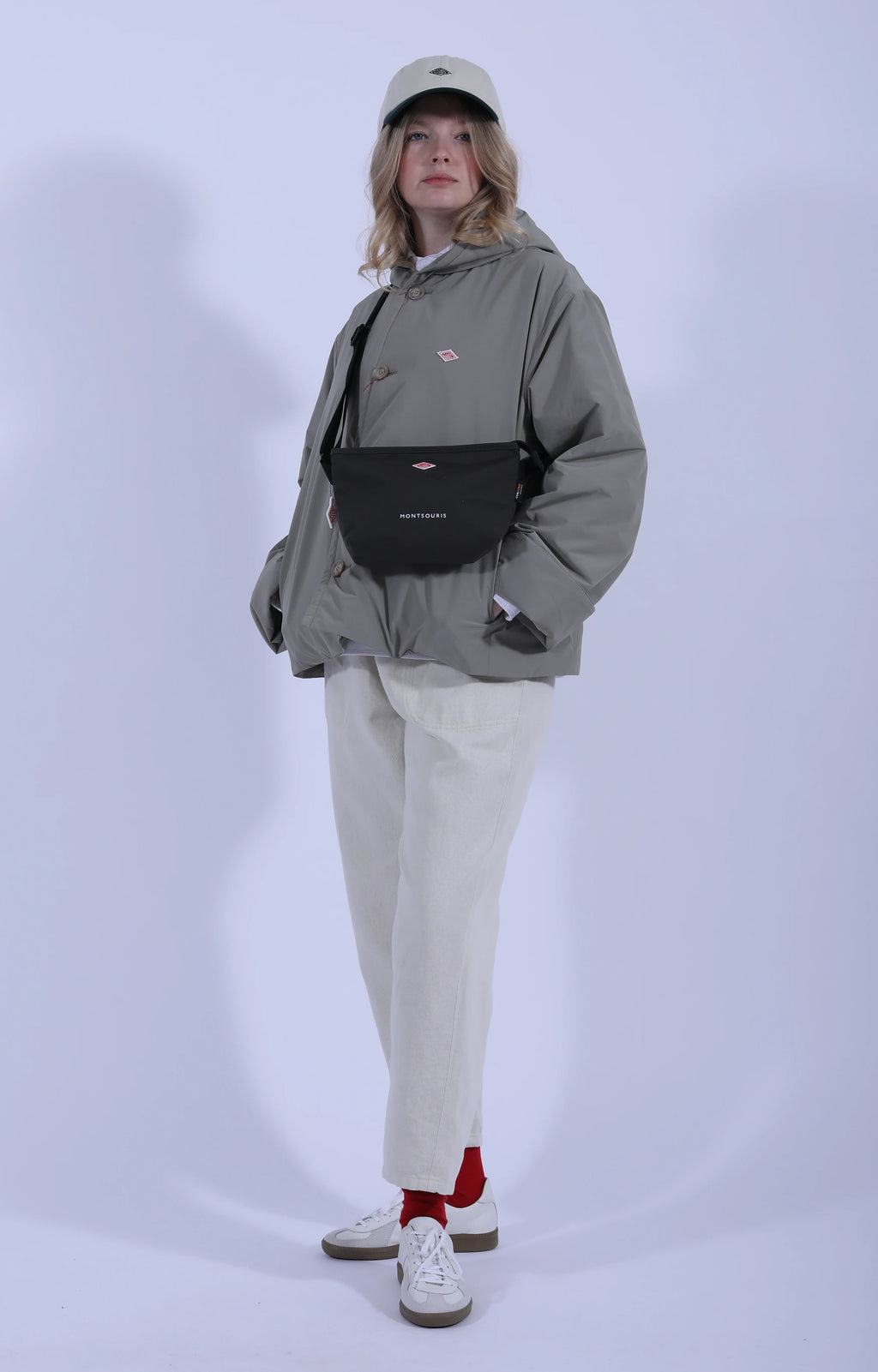 Hooded Jacket Taffeta Greige