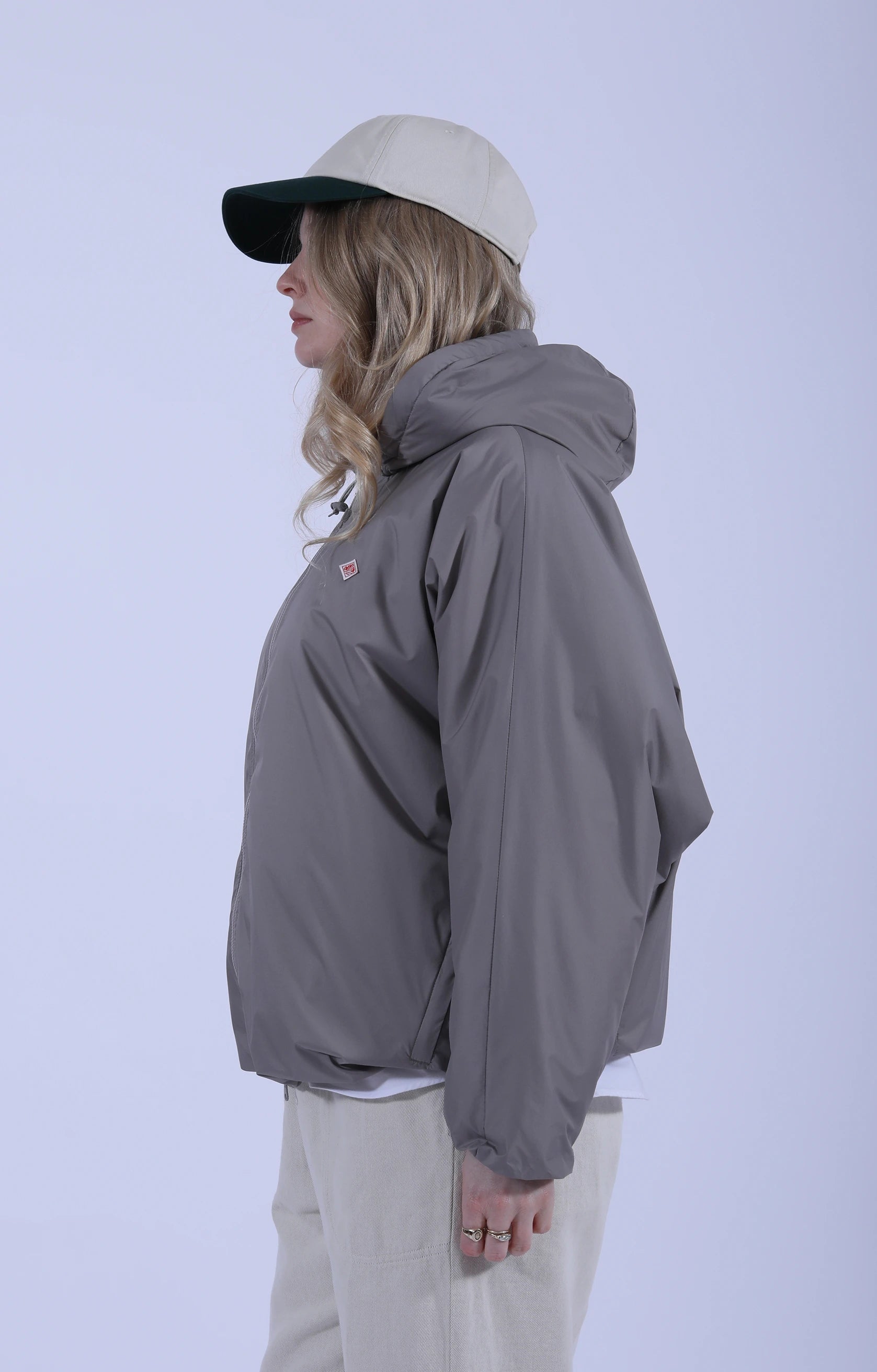Insulation Hooded Jacket Taupe