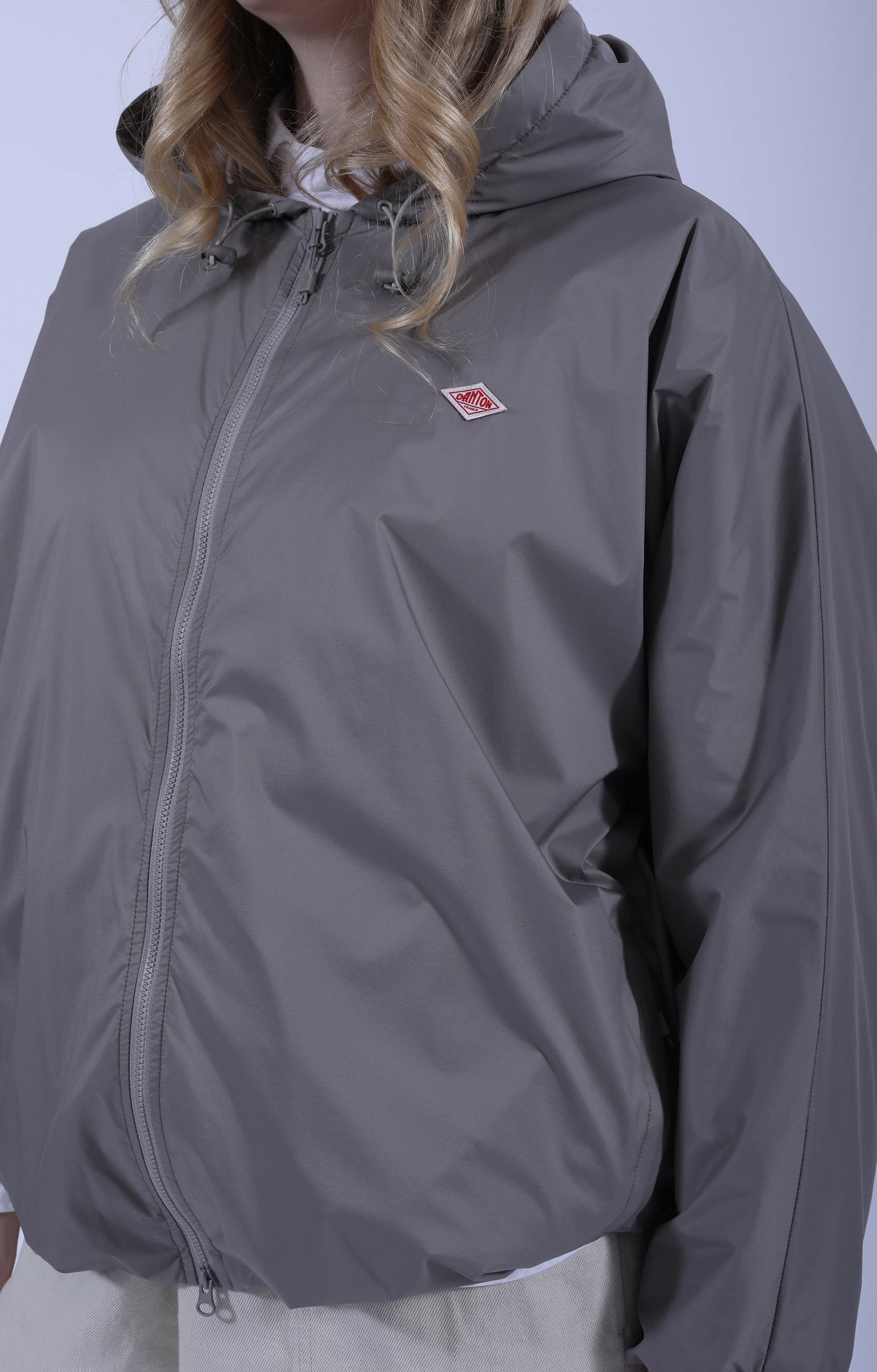 Insulation Hooded Jacket Taupe