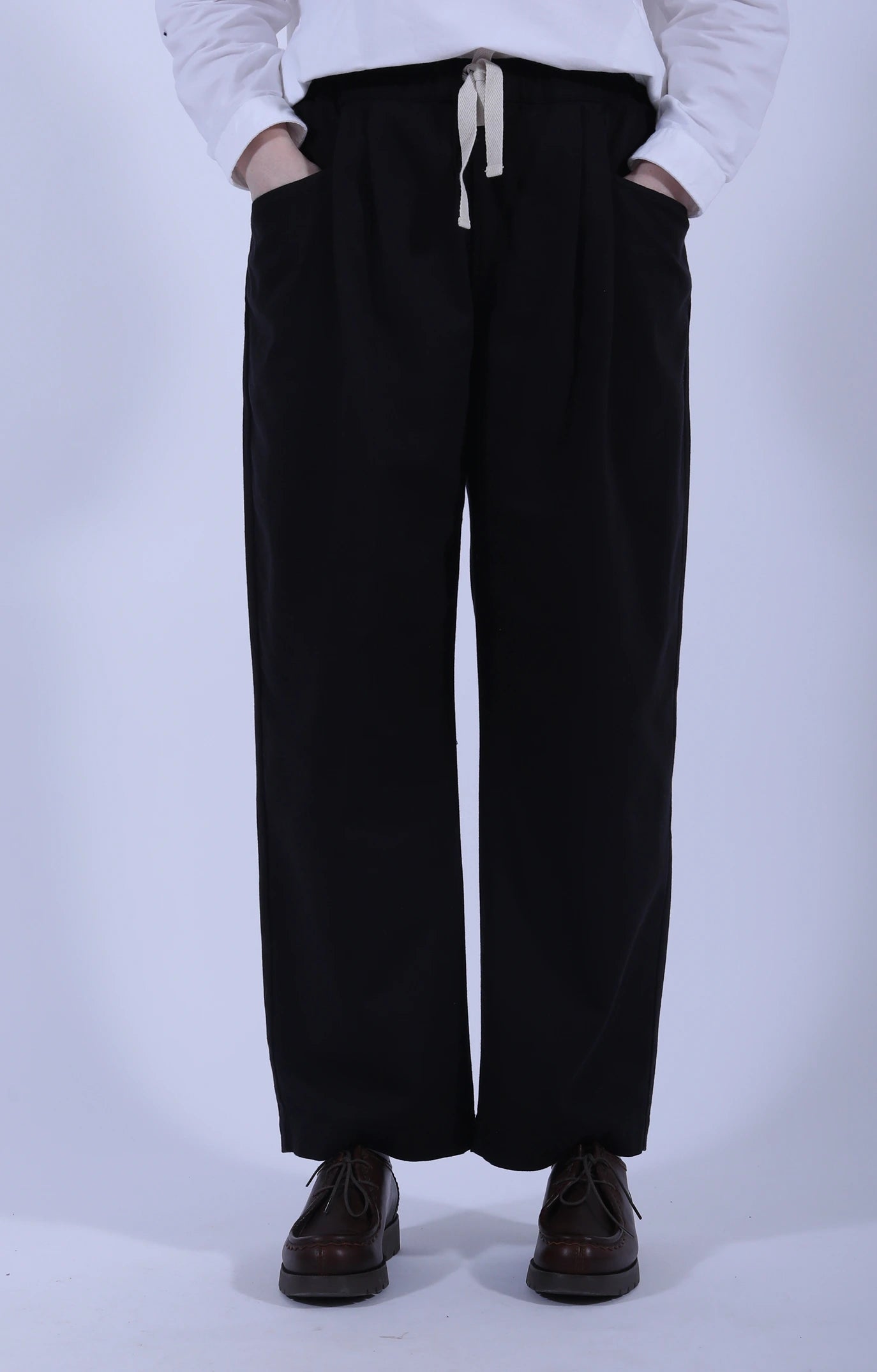 Tuck Pants Chino Black