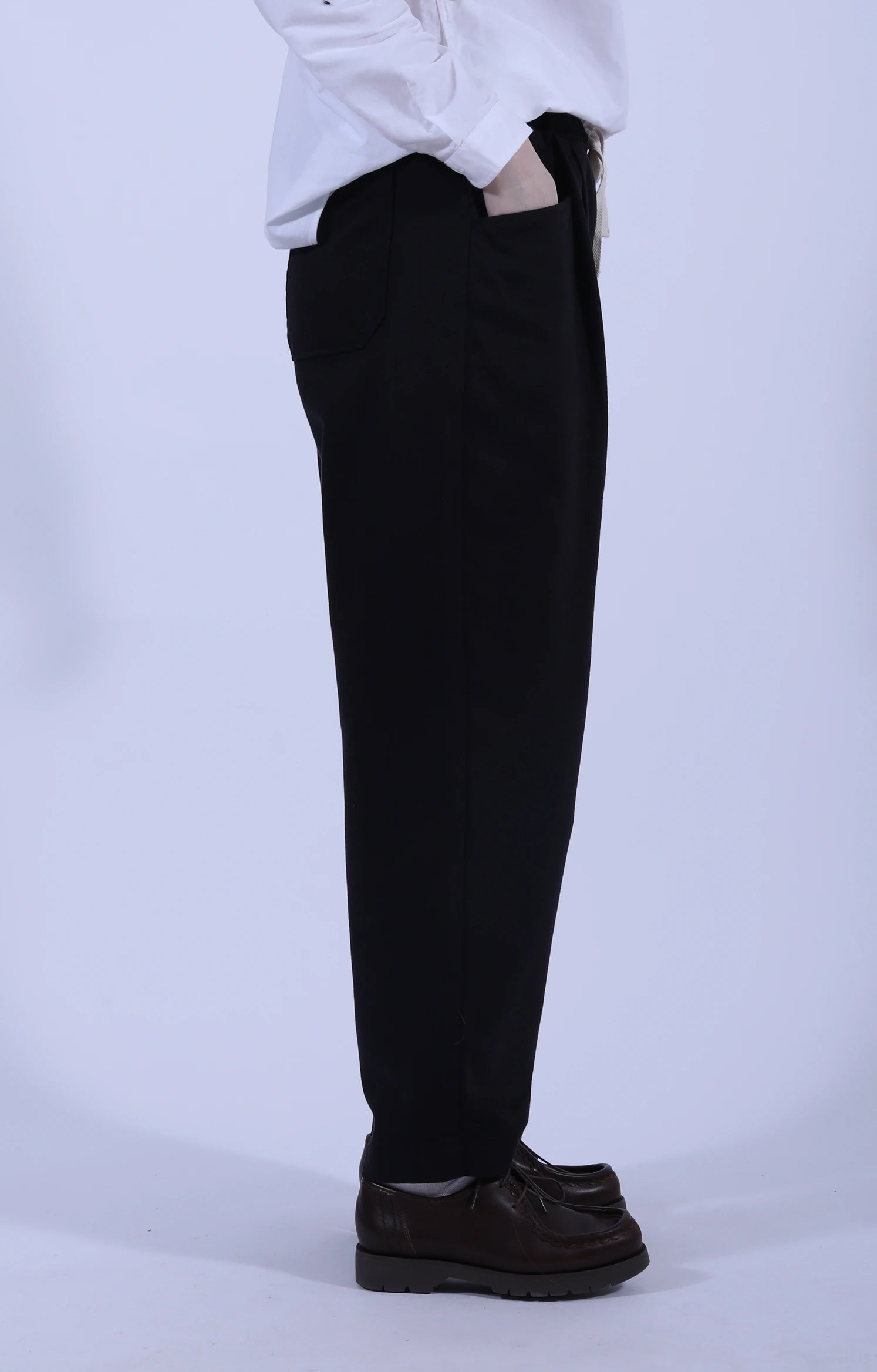 Tuck Pants Chino Black