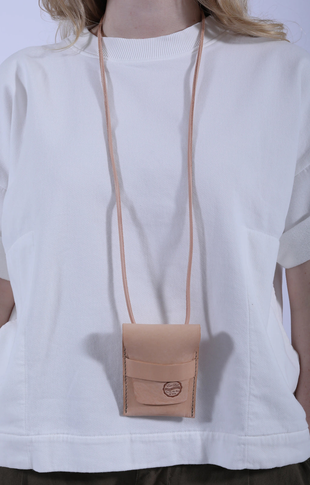 Chopper Leather Pouch Natural