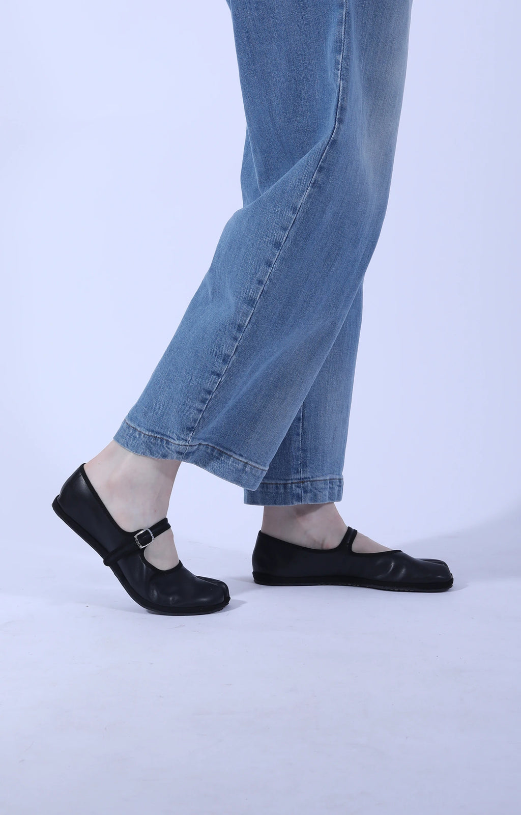 Tabi Mary Jane Nappa Black