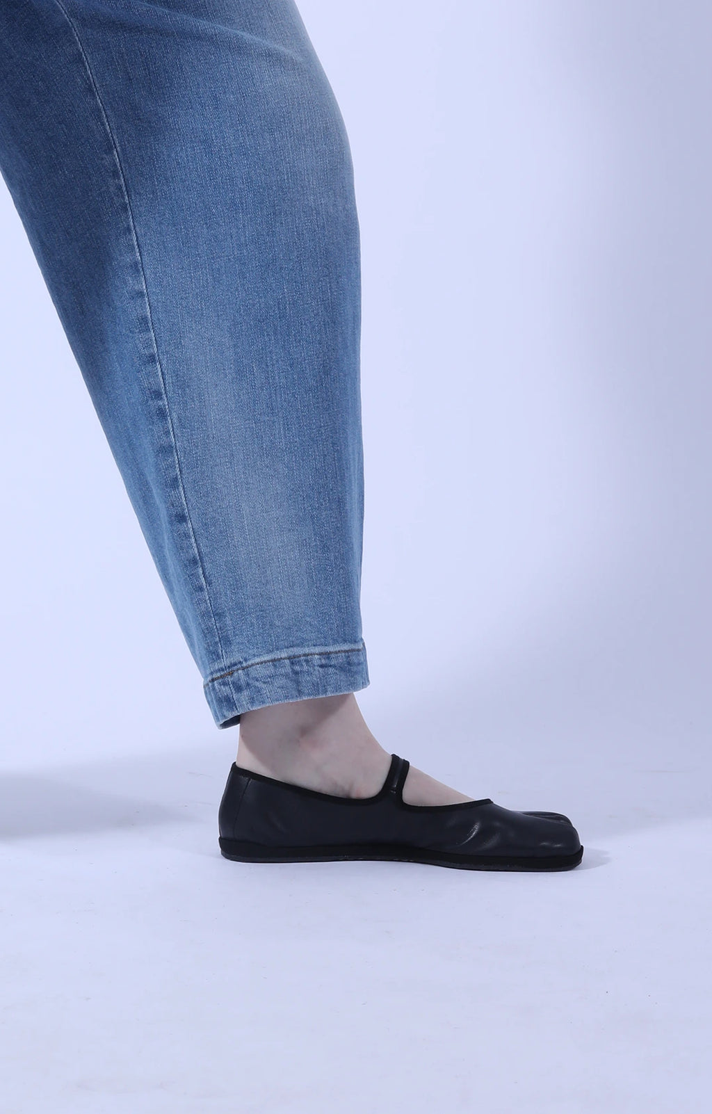 Tabi Mary Jane Nappa Black