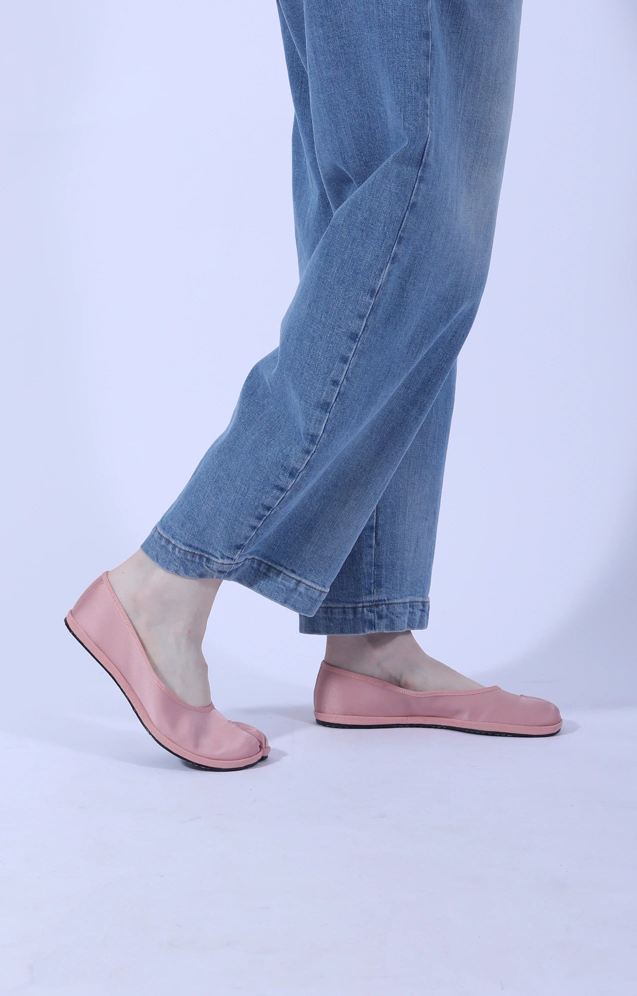 Tabi Mary Jane Satin Pink