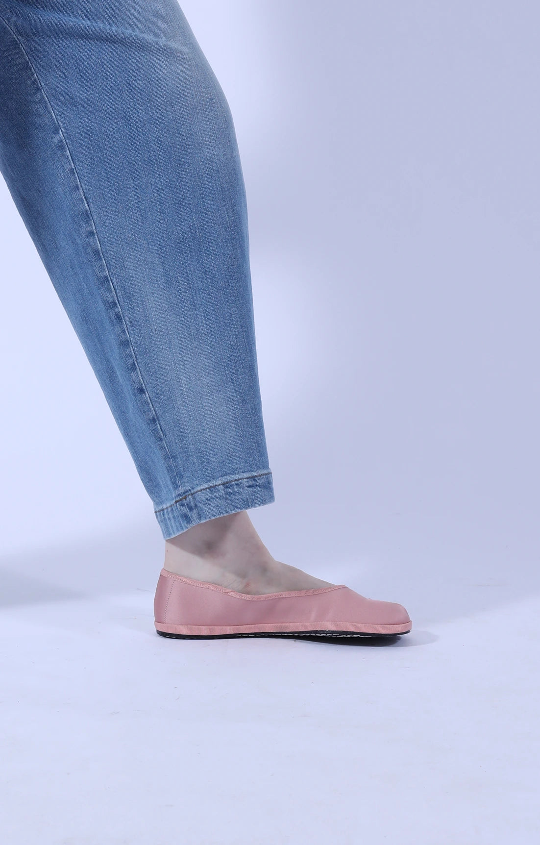 Tabi Mary Jane Satin Pink