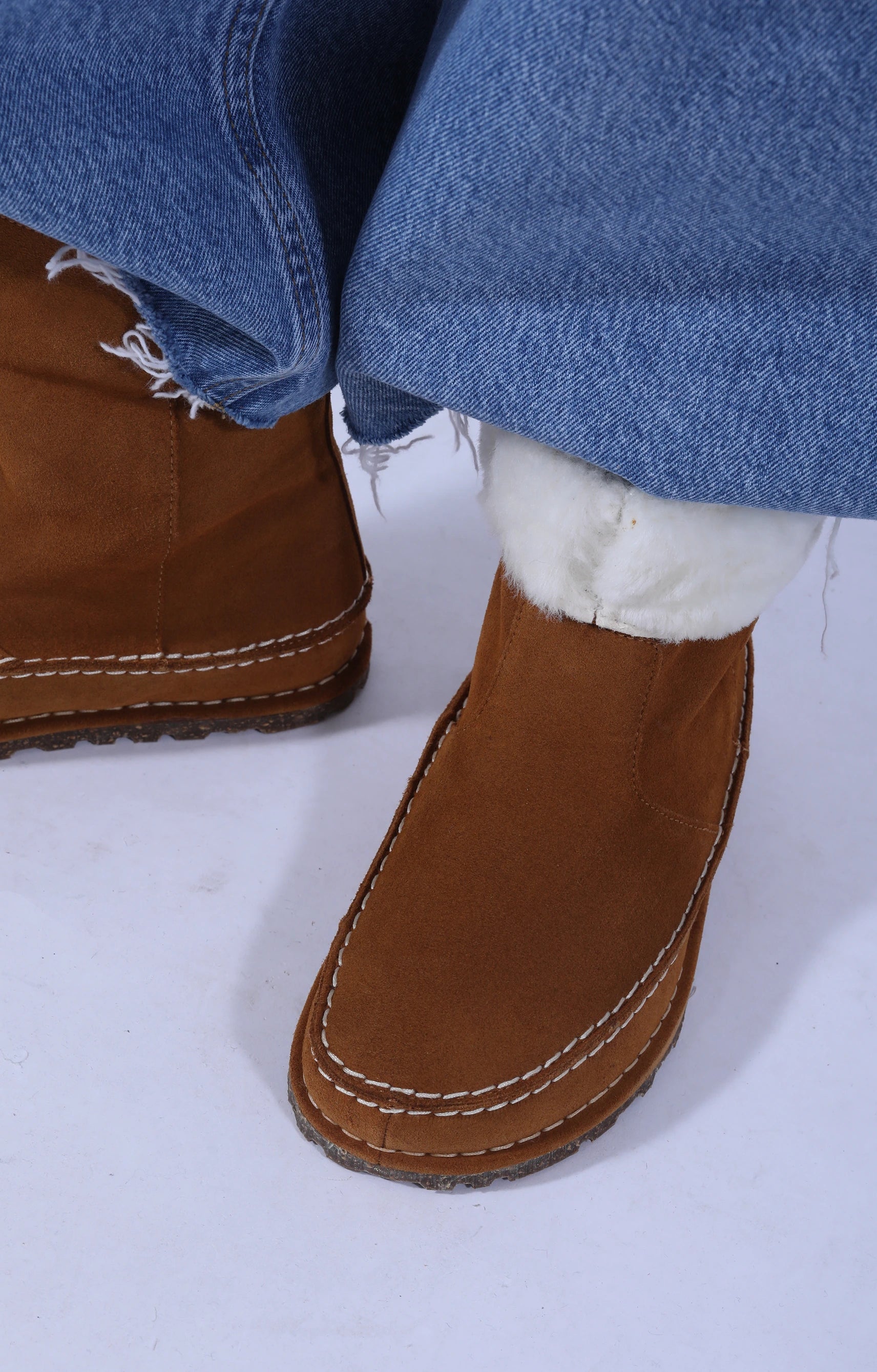 Lahti Shearling Boots LEVE Mink