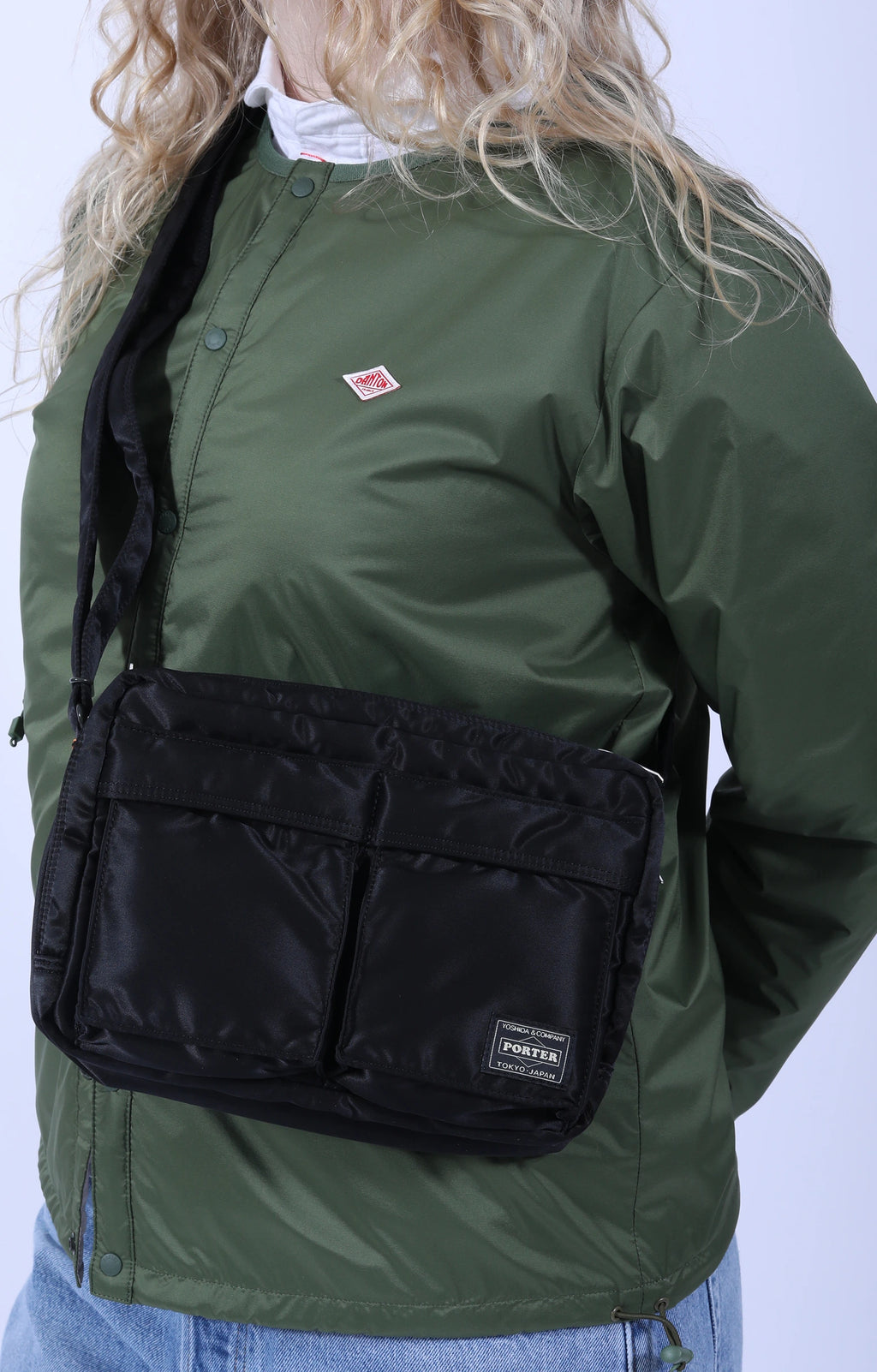 Tanker Sling Bag w/ Zip Black
