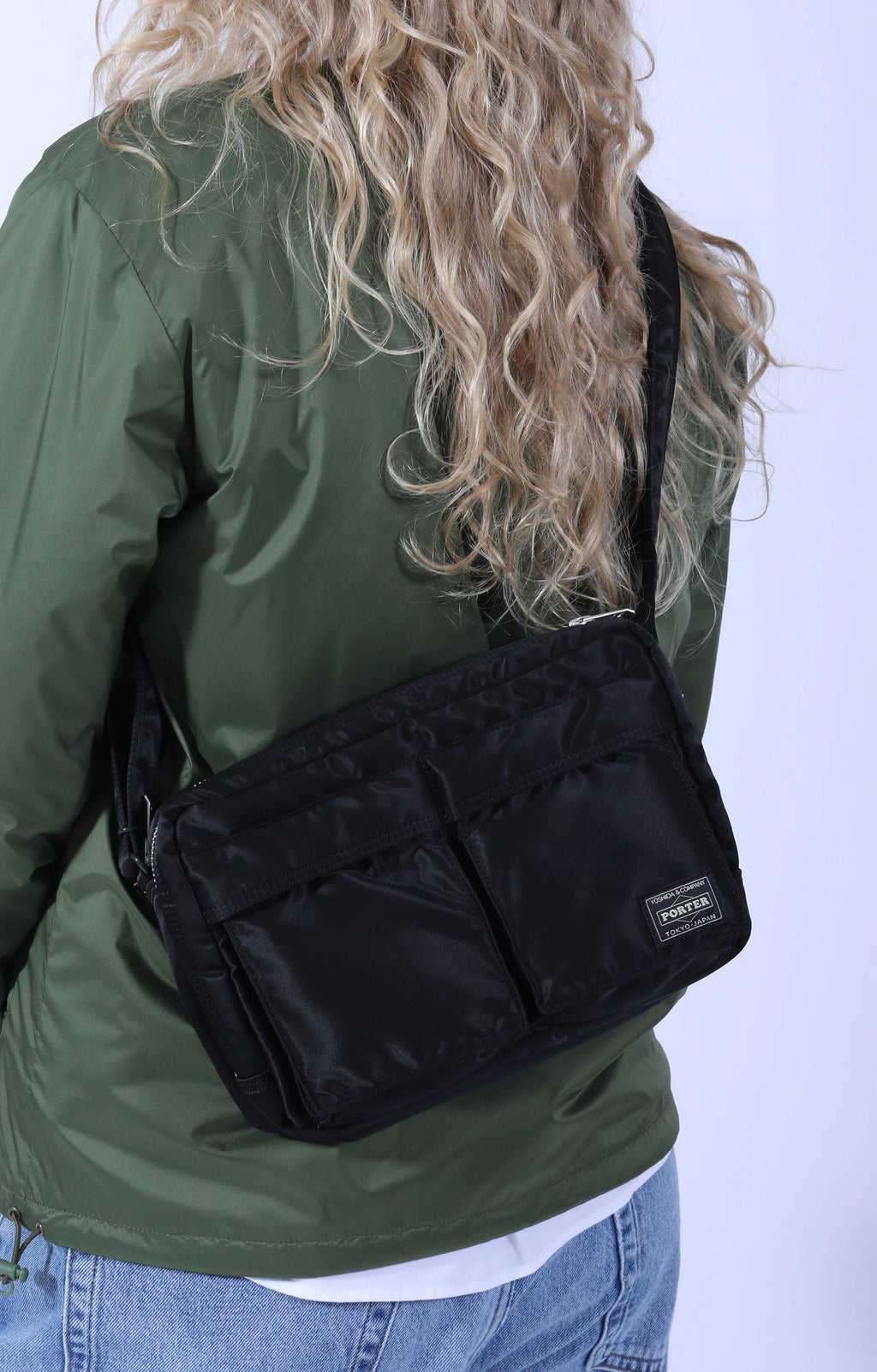 Tanker Sling Bag w/ Zip Black