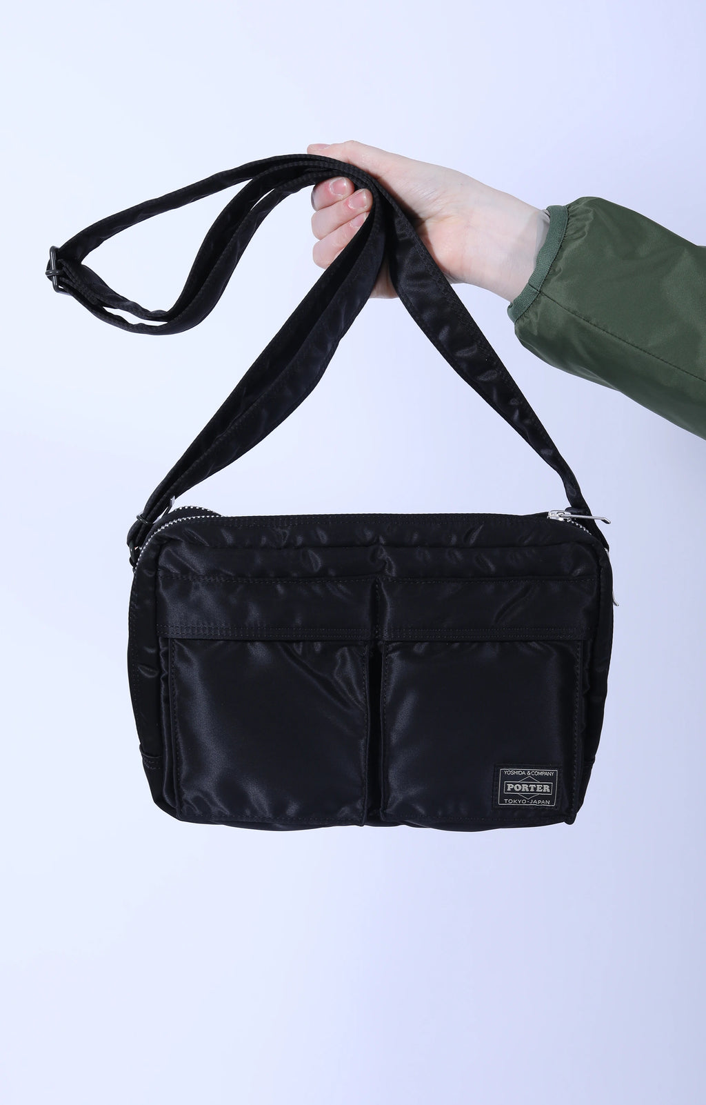 Tanker Sling Bag w/ Zip Black