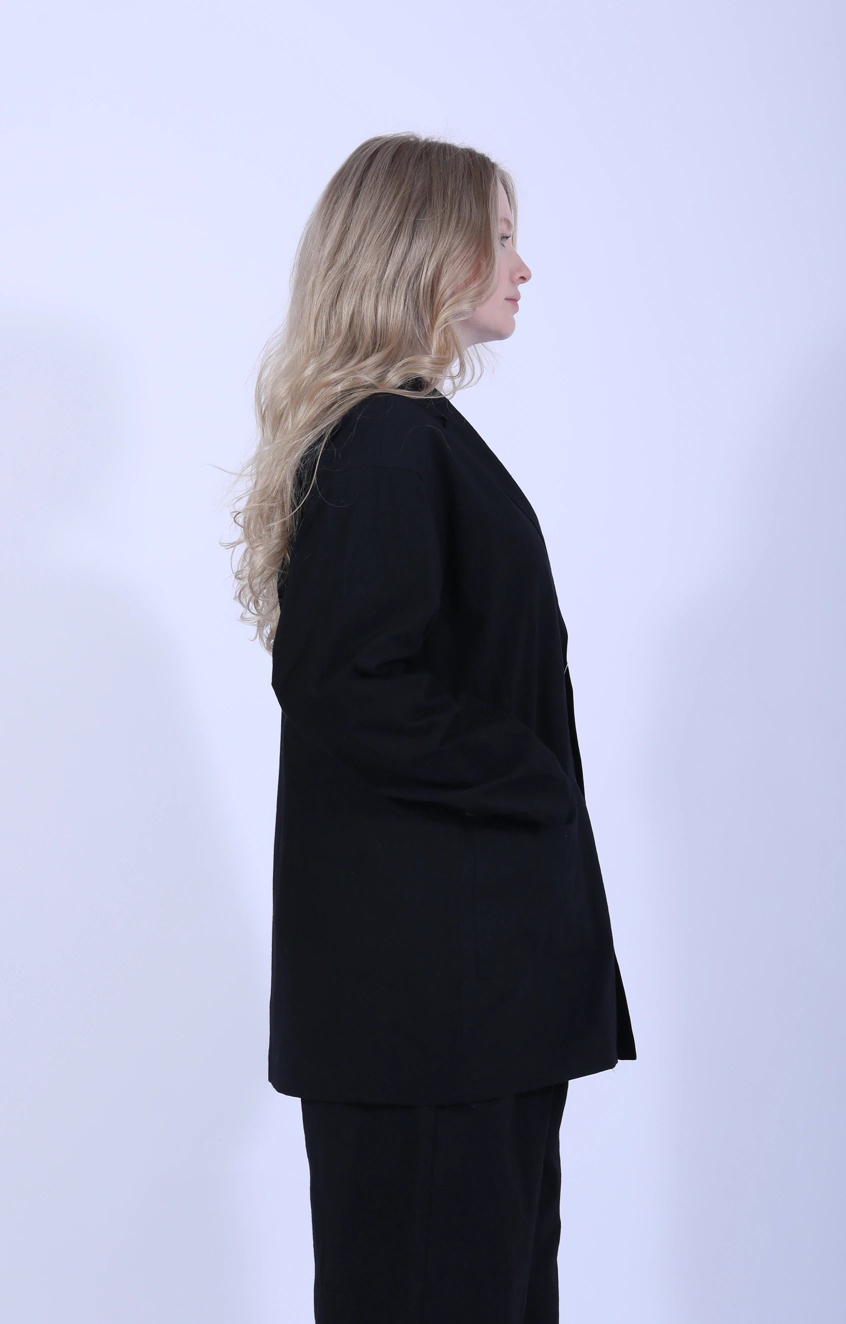 Tailored Collar Jacket Black