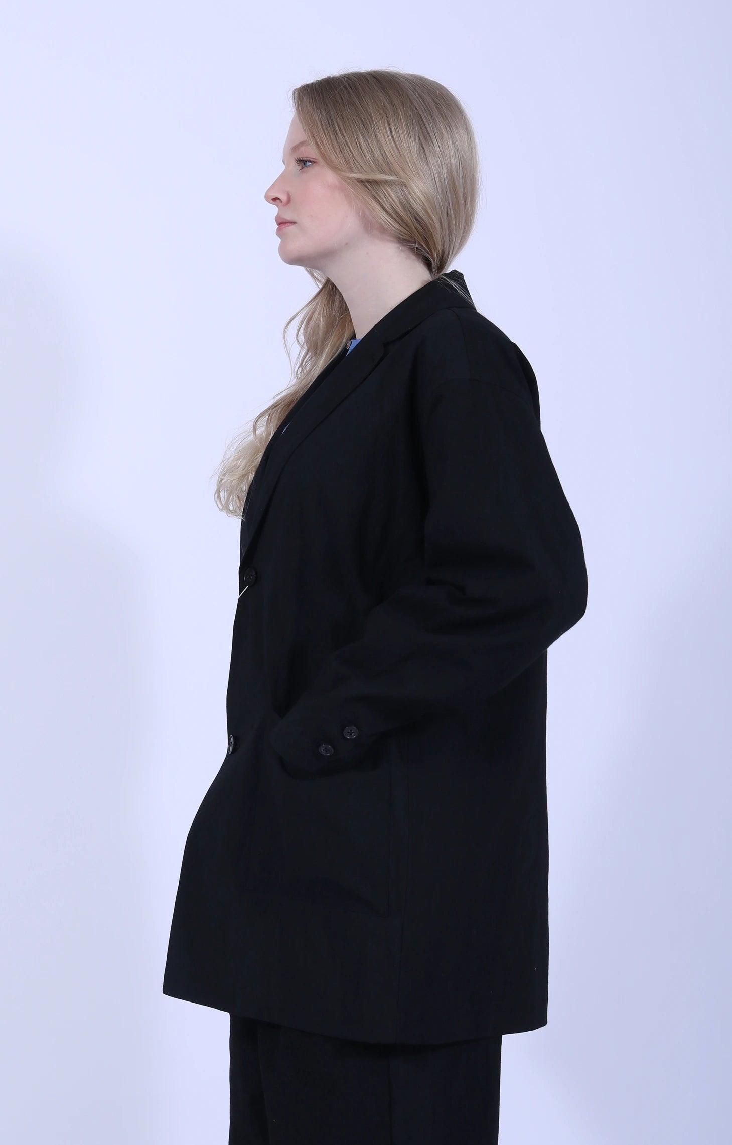 Tailored Collar Jacket Black