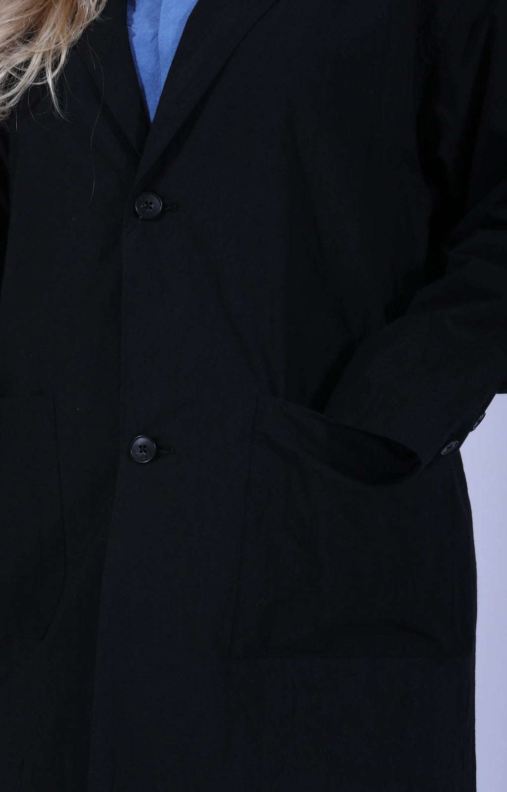Tailored Collar Jacket Black