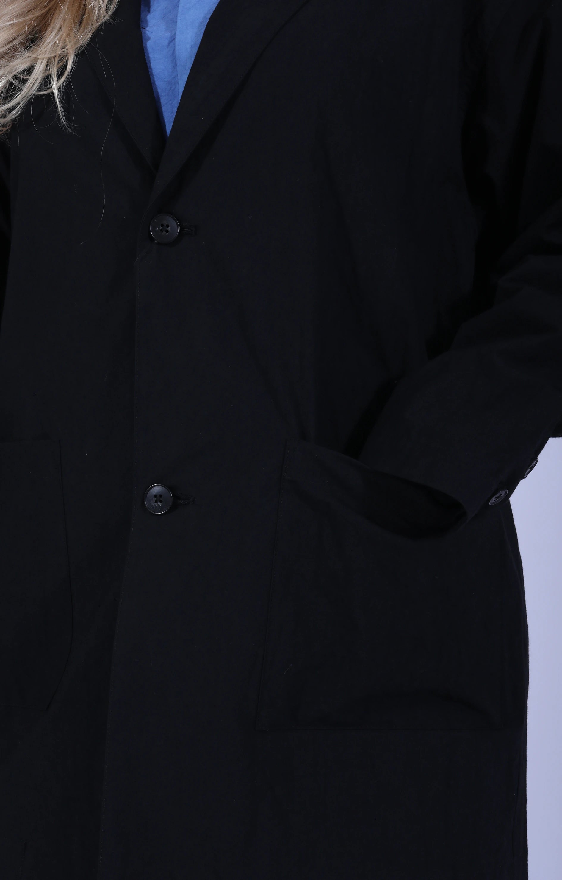 Tailored Collar Jacket Black