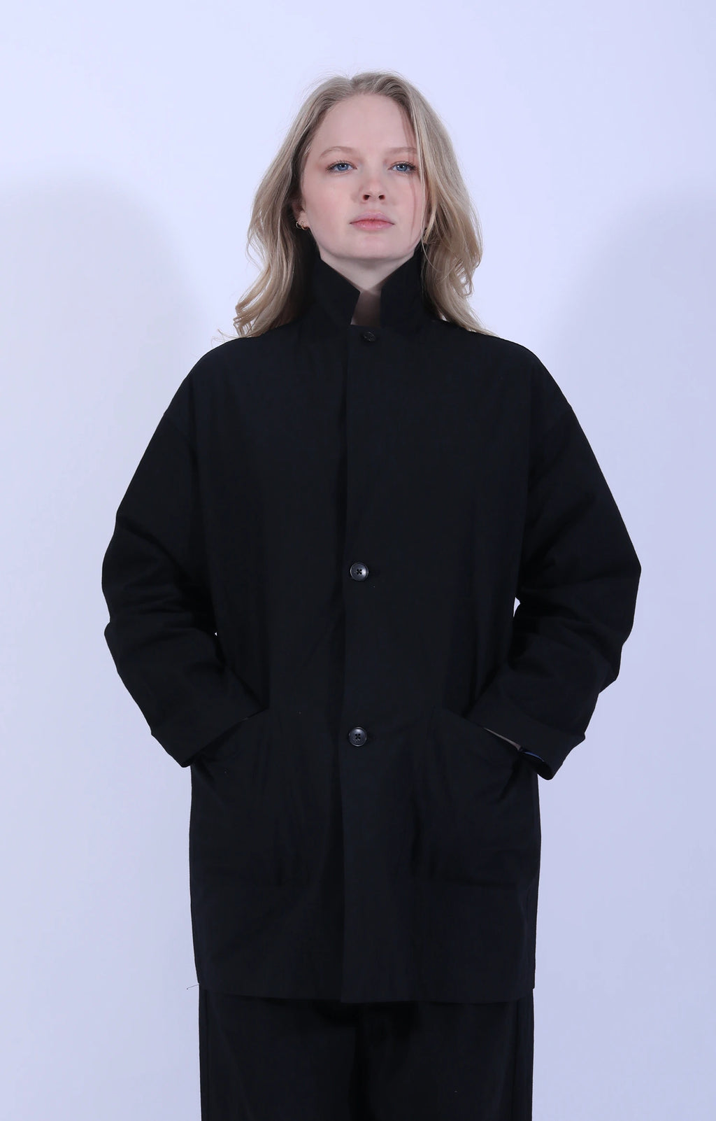Tailored Collar Jacket Black