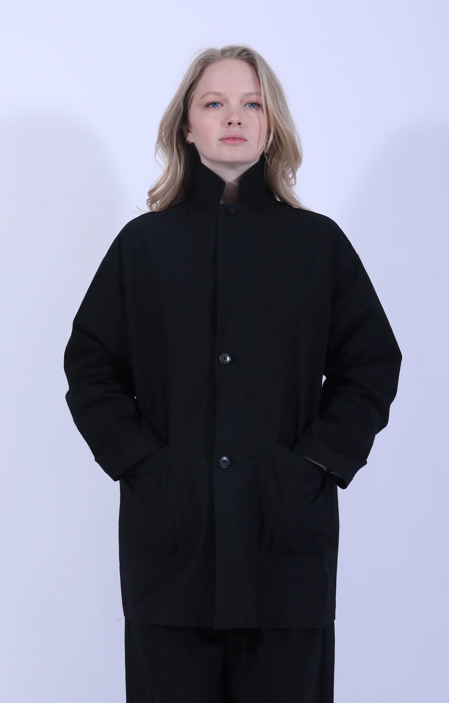 Tailored Collar Jacket Black