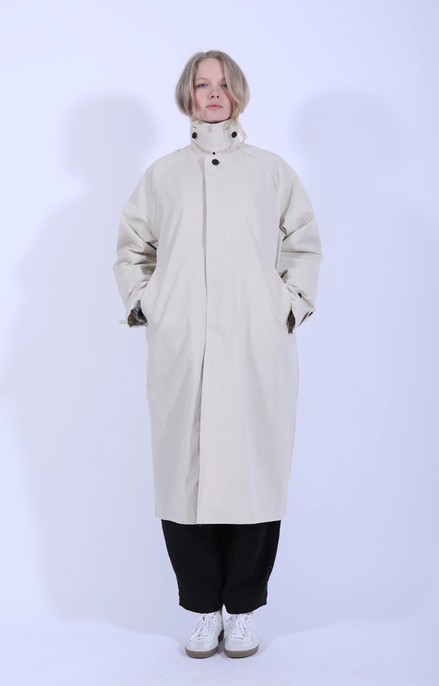 Cotton Bal Coat Ivory