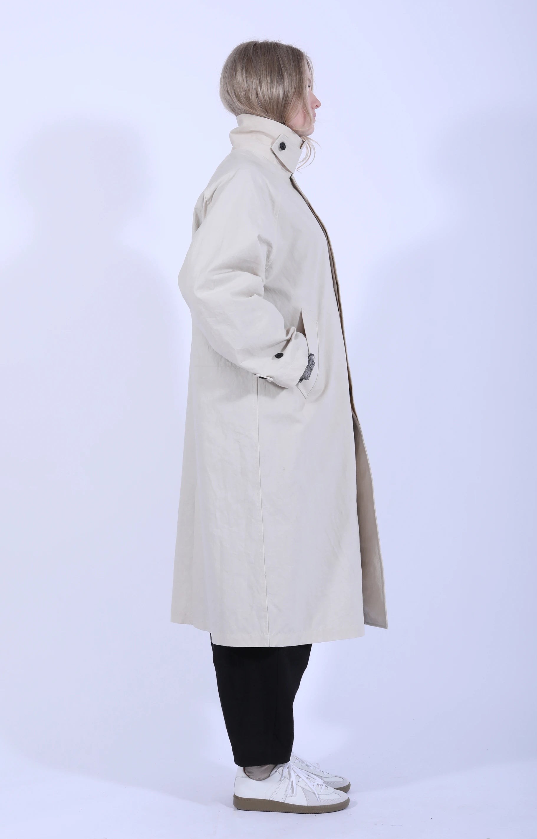 Cotton Bal Coat Ivory