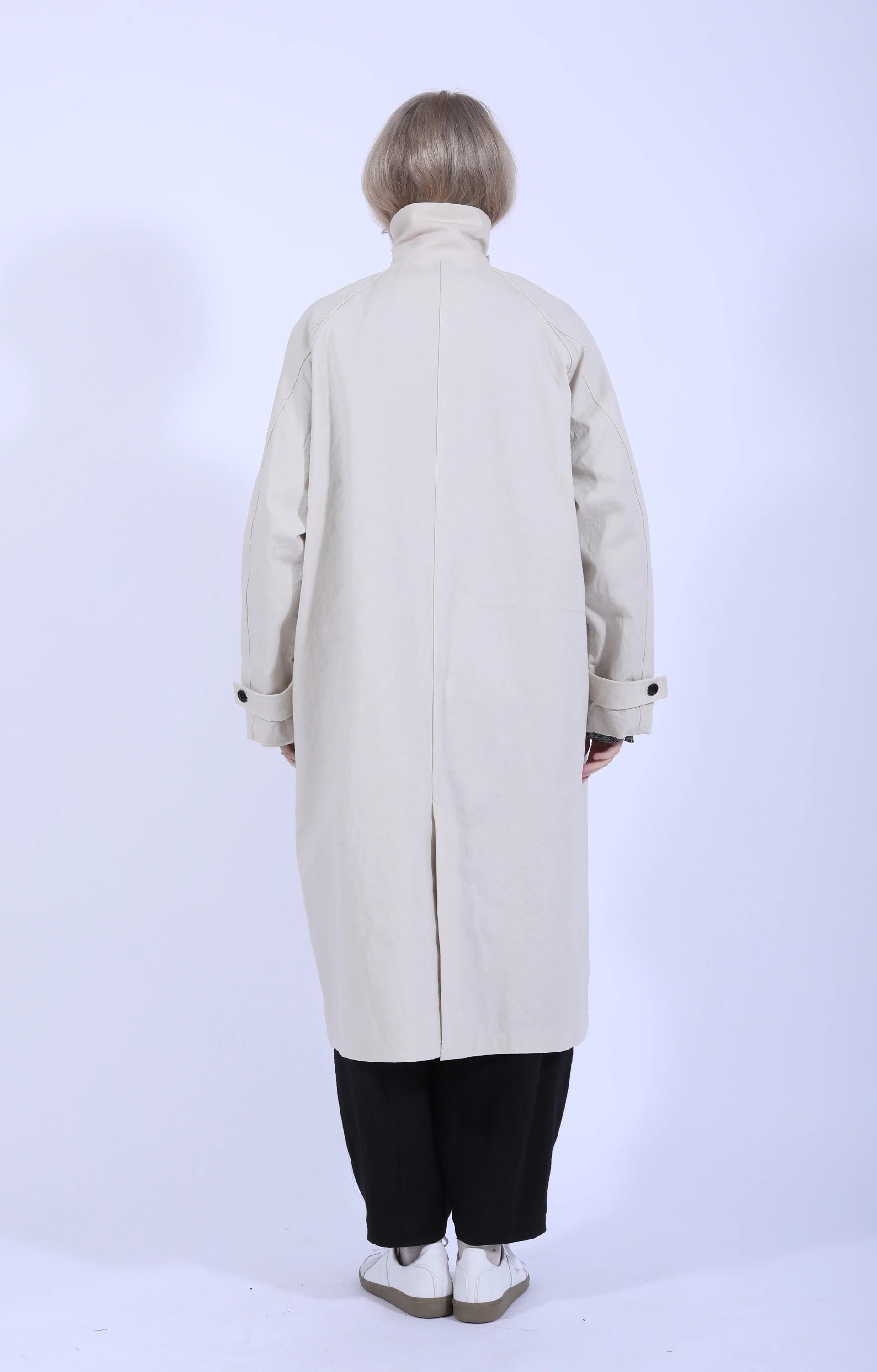 Cotton Bal Coat Ivory