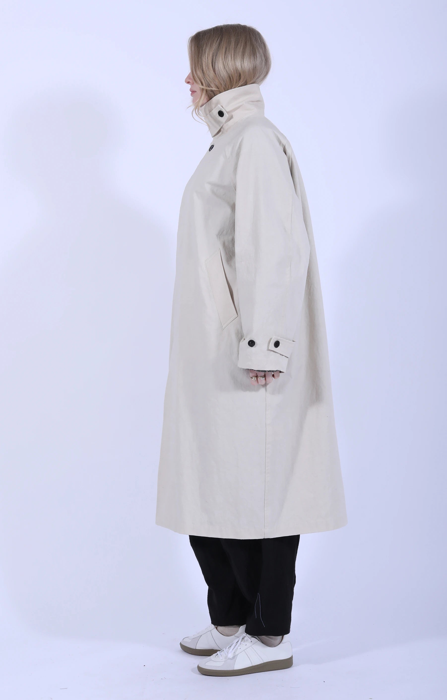 Cotton Bal Coat Ivory