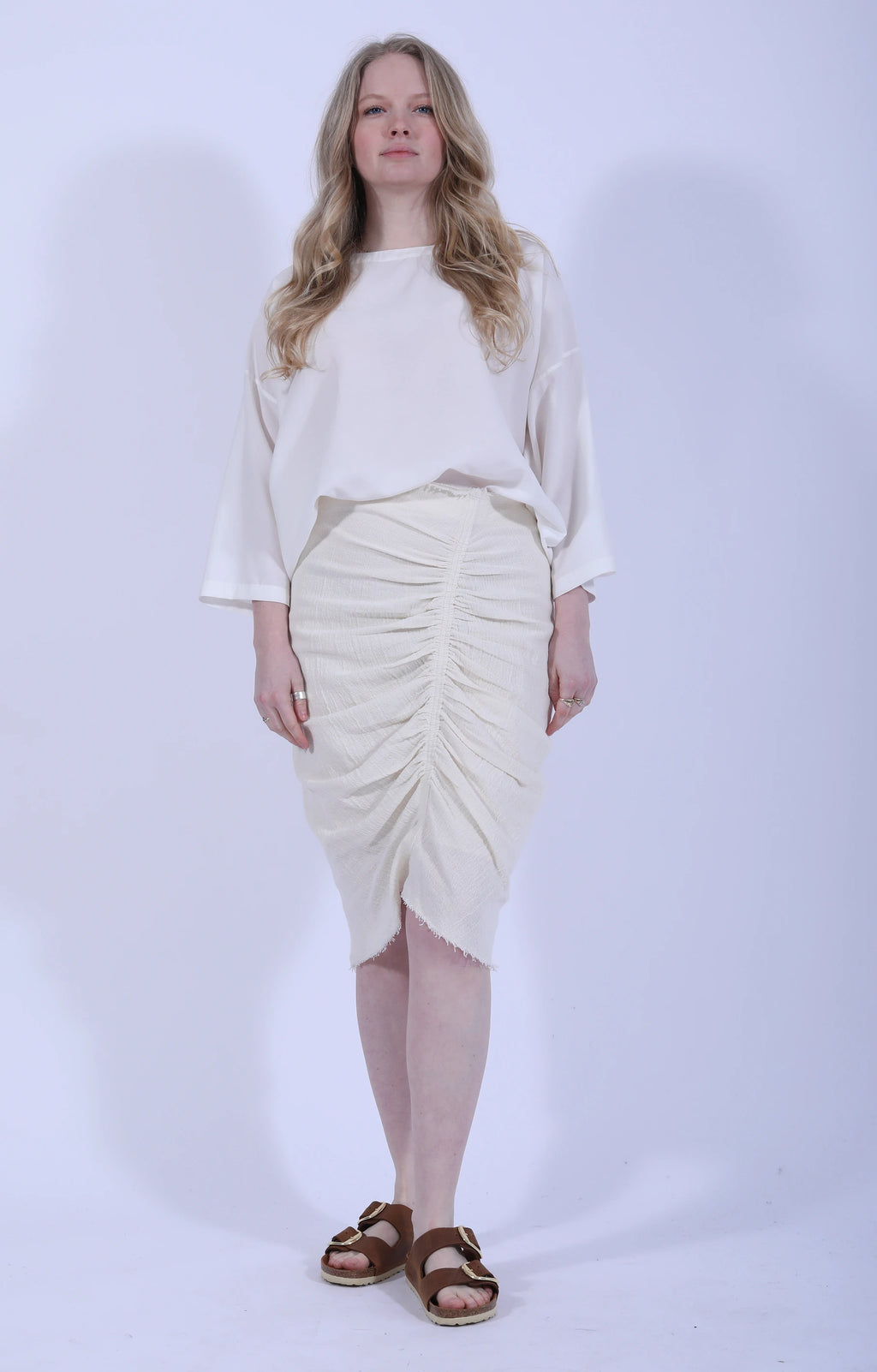 Holly Skirt Alabaster