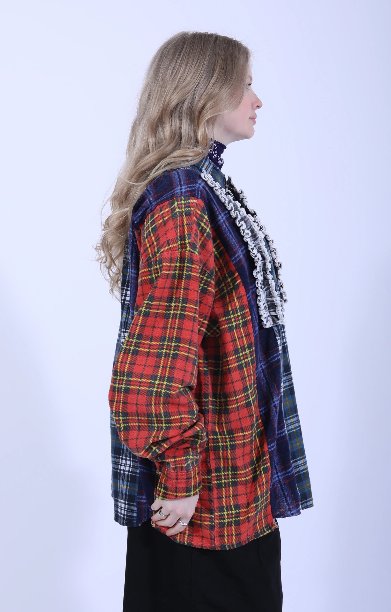 Rebuild Flannel Shirt 5 Cuts Frill 1