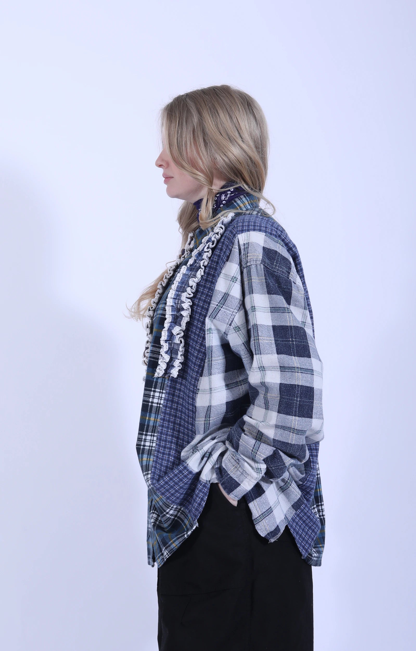 Rebuild Flannel Shirt 5 Cuts Frill 1