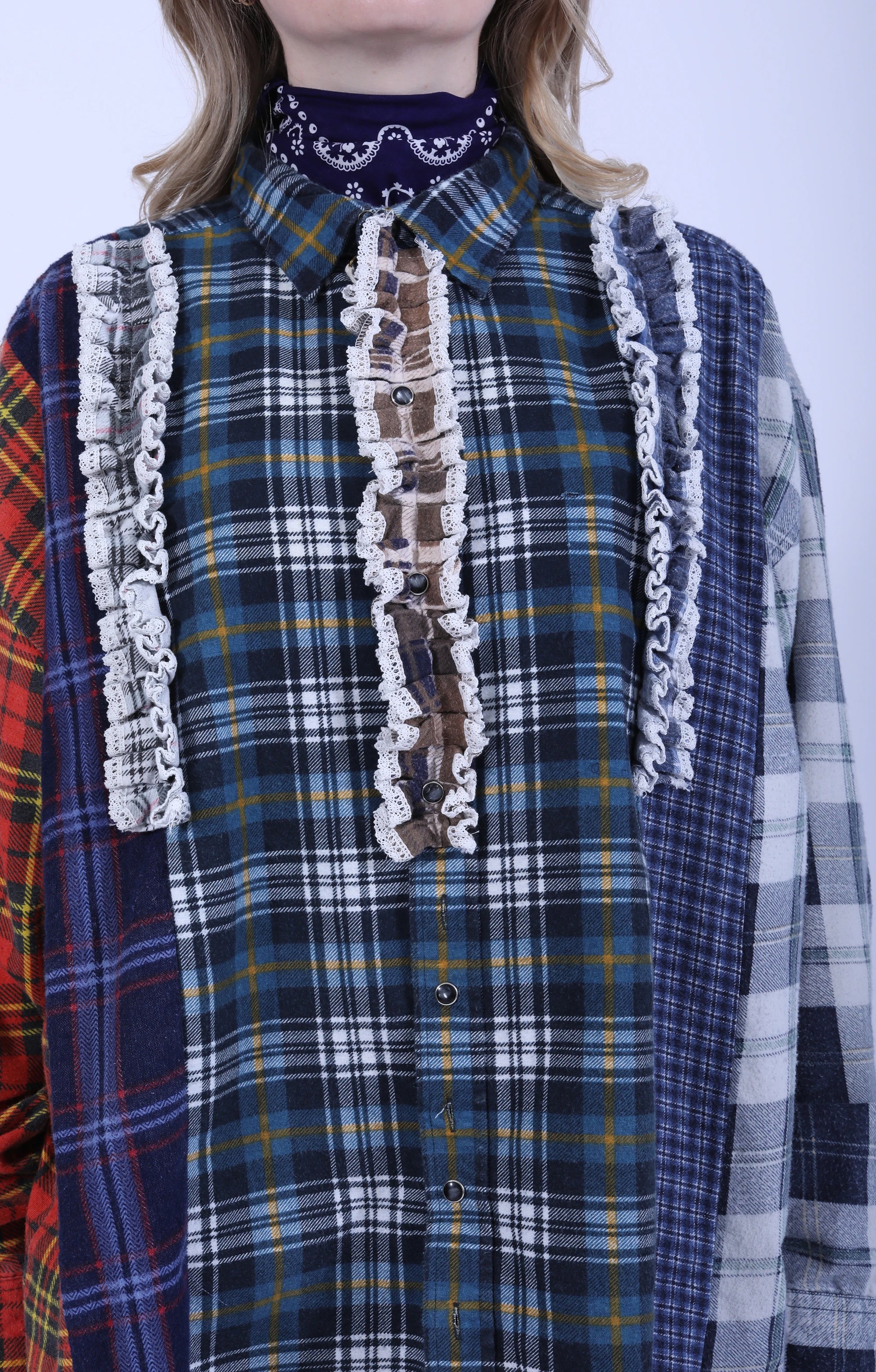 Rebuild Flannel Shirt 5 Cuts Frill 1