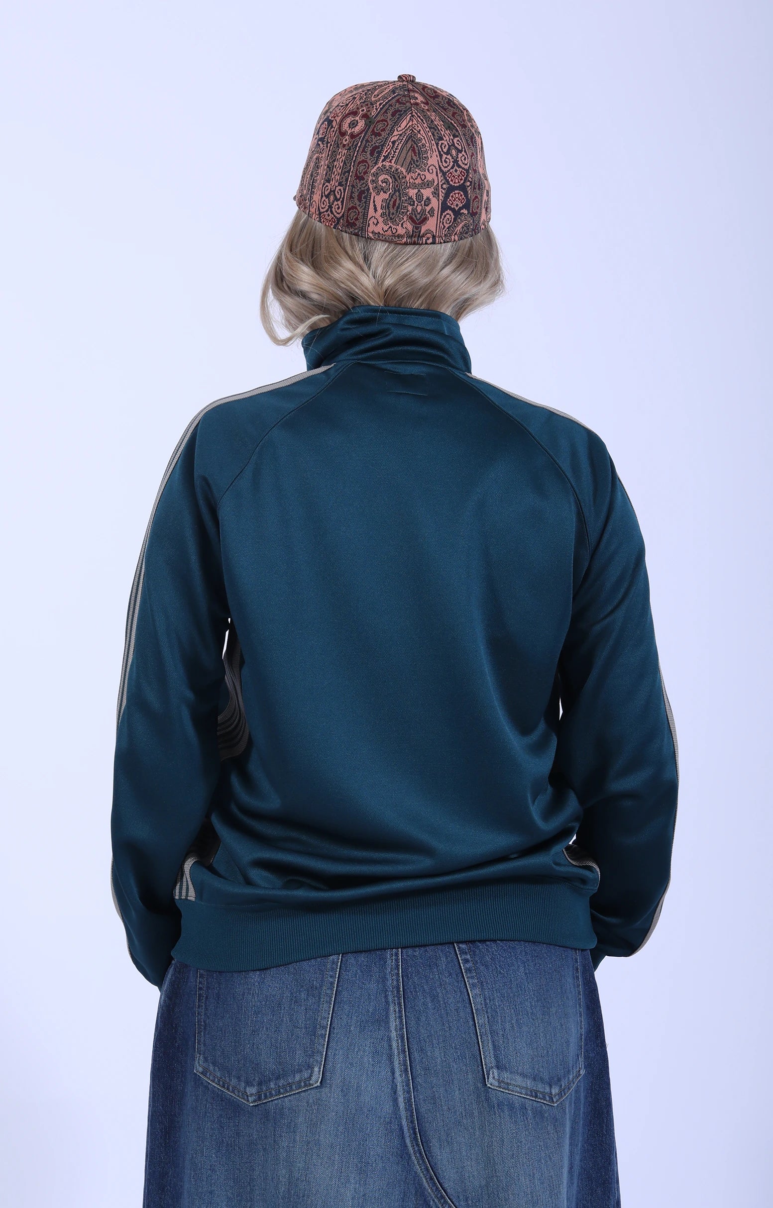 Track Jacket Poly Smooth Green