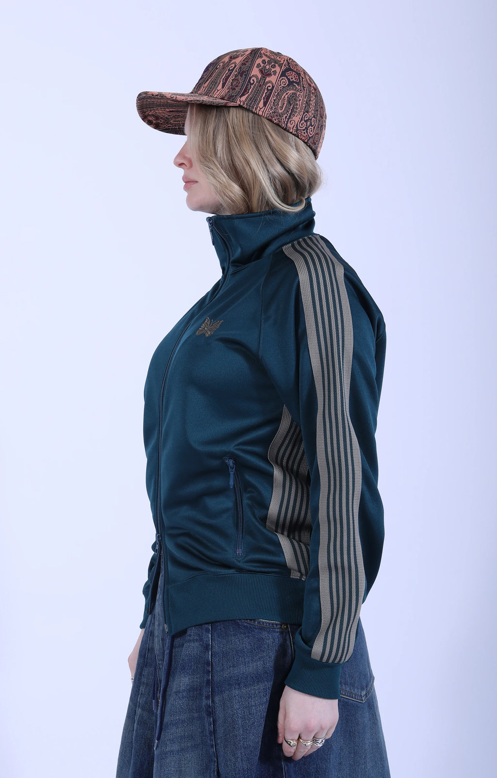 Track Jacket Poly Smooth Green