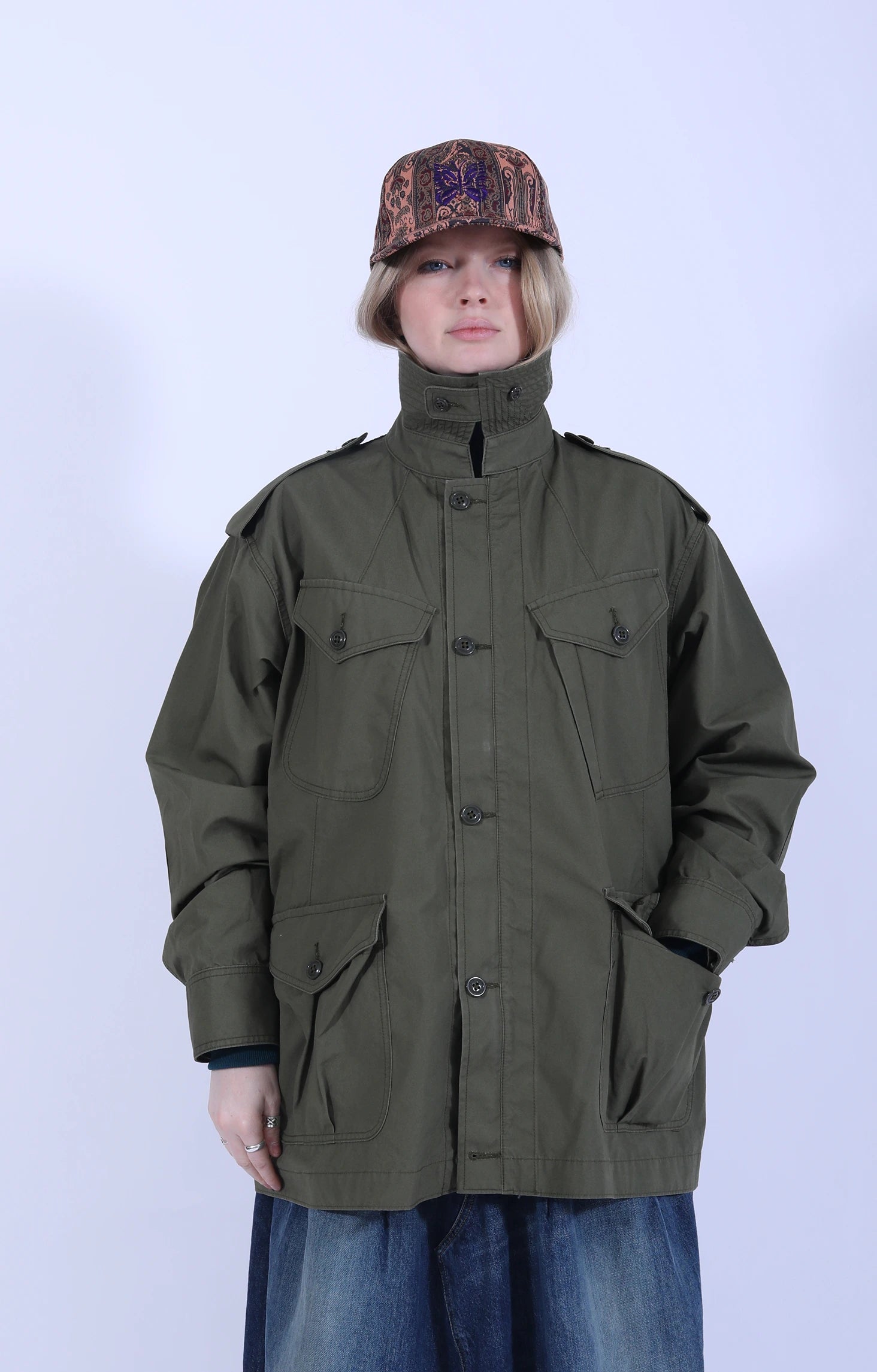 Officer Coat Weather Cloth Olive