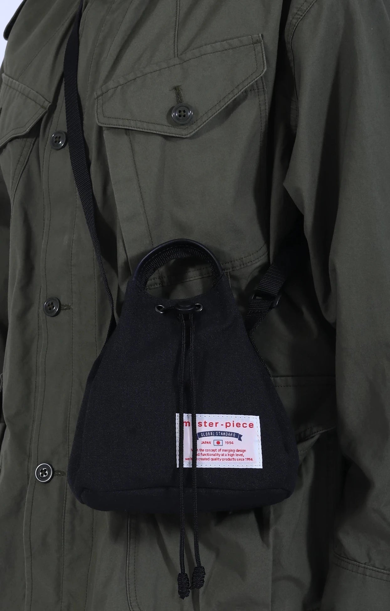 Remix 2-Way Shoulder Tote Black Small