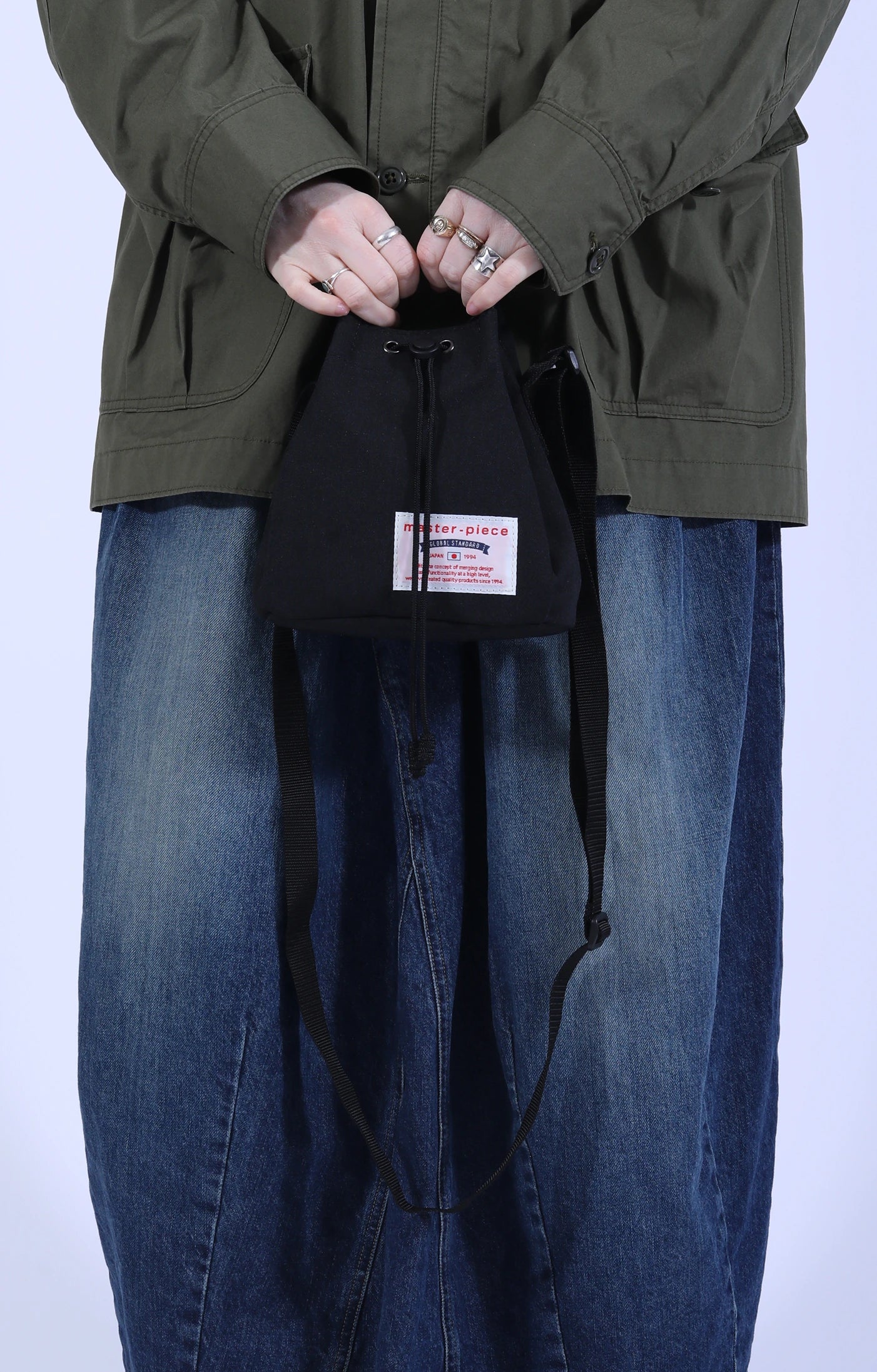 Remix 2-Way Shoulder Tote Black Small