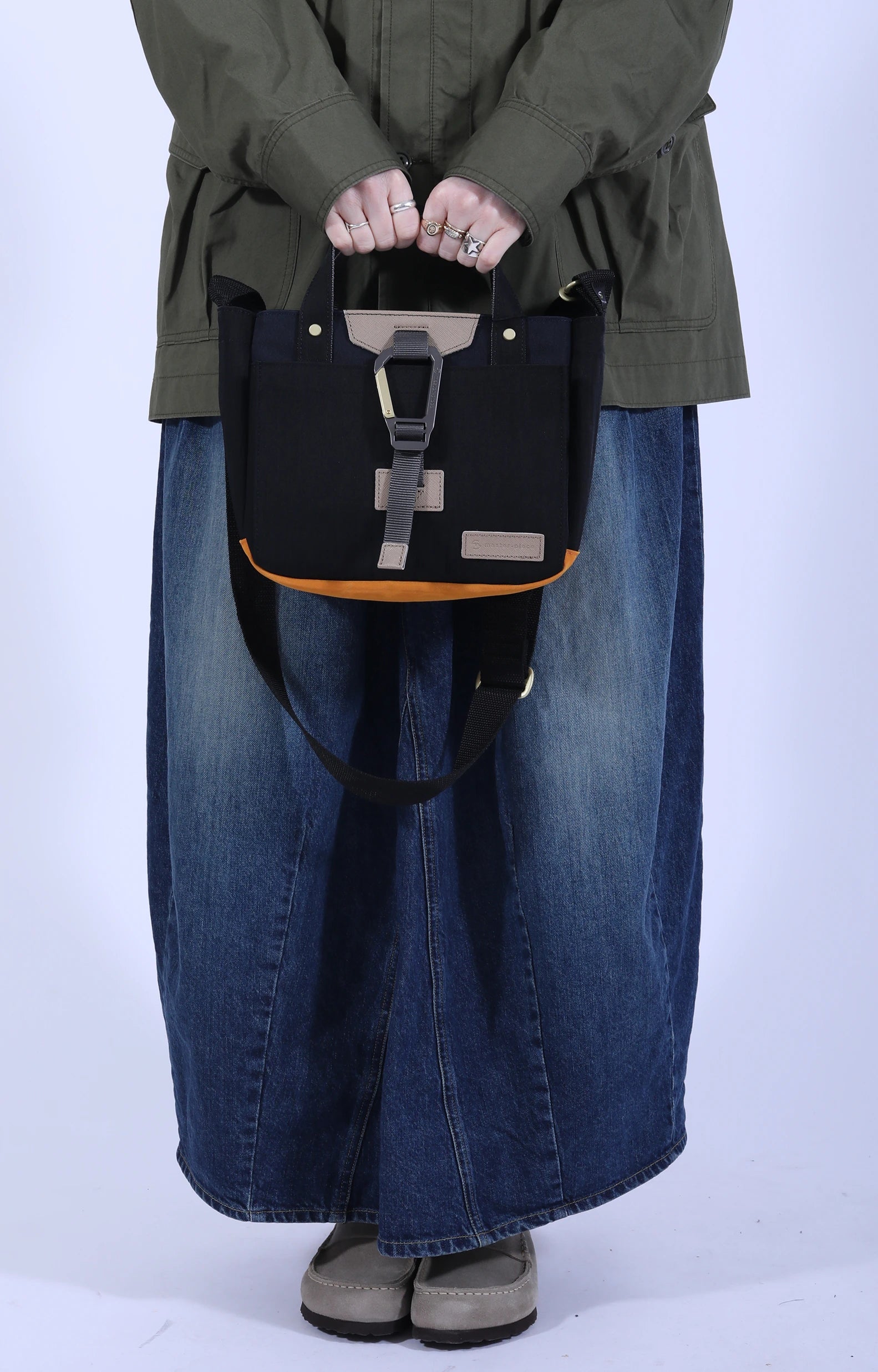 Link 2-Way Tote Bag Black