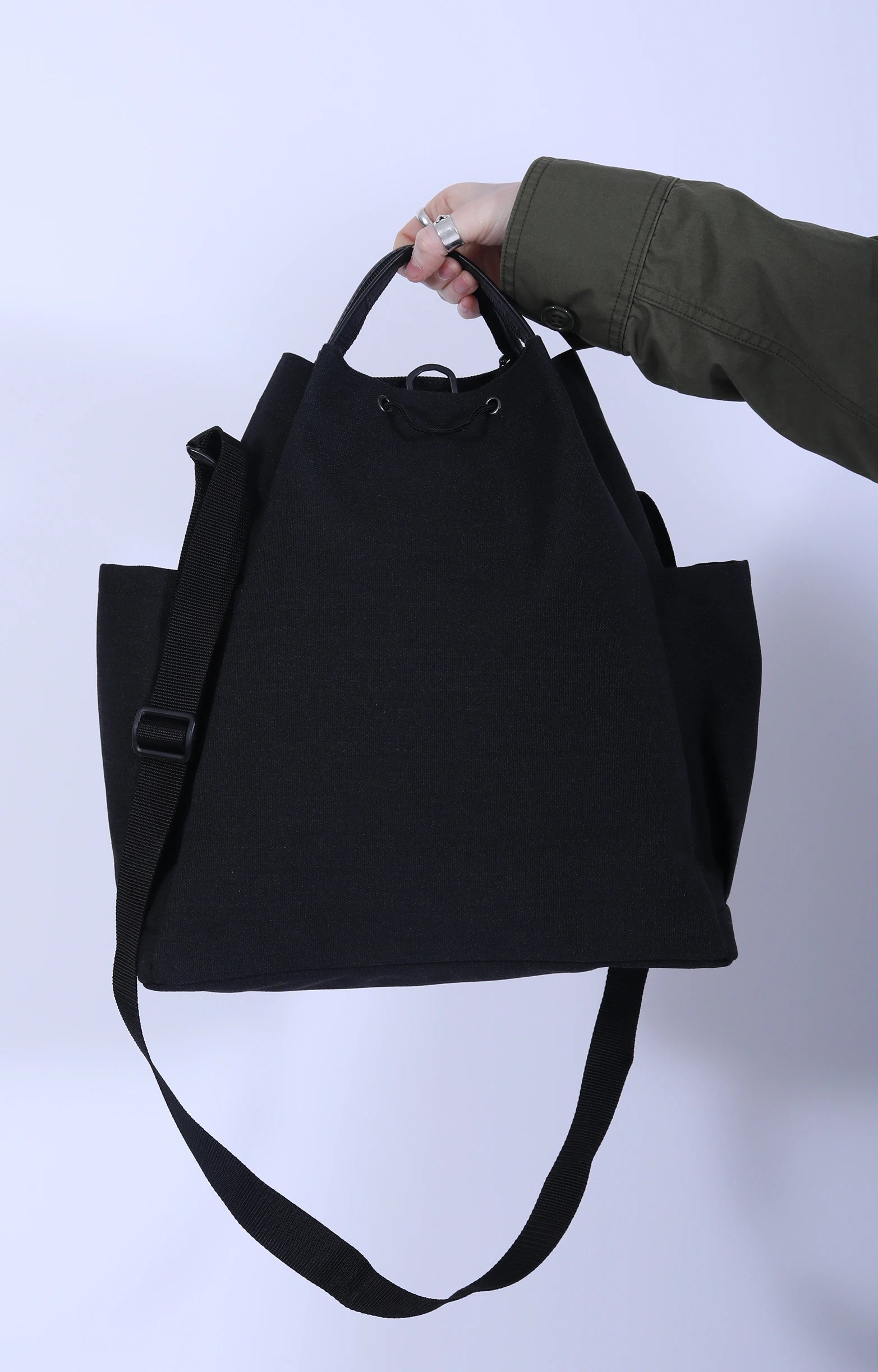 Remix 2-Way Shoulder Tote Black Large