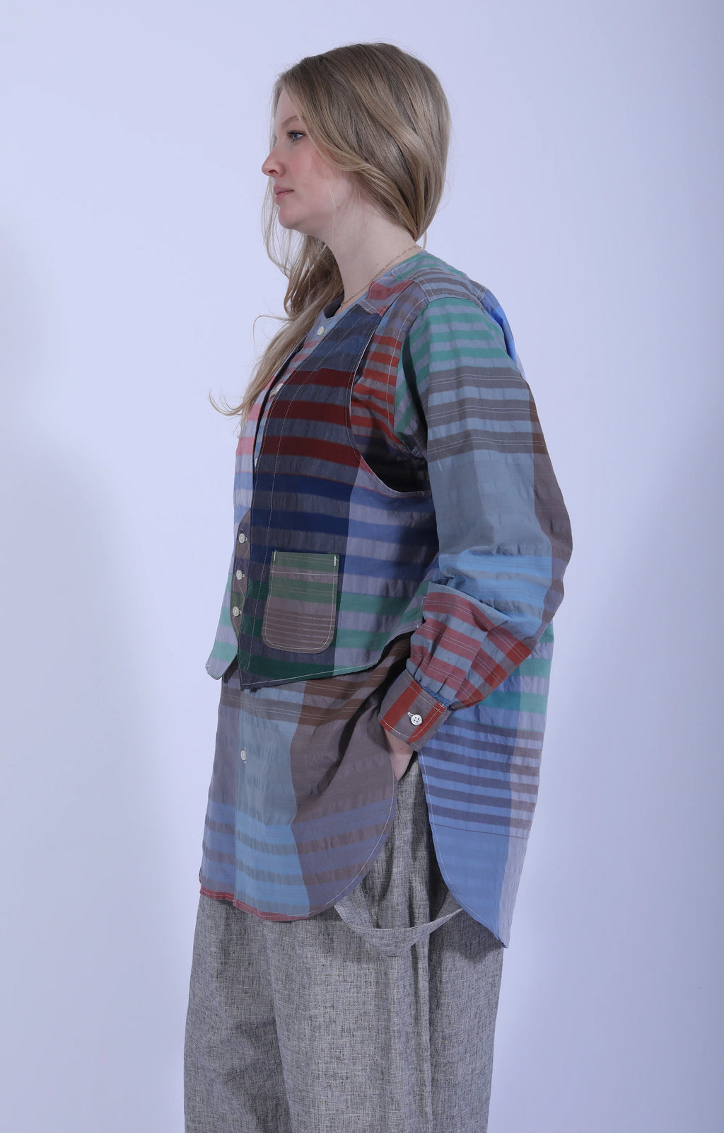 Vari Shirt Big Plaid Multi