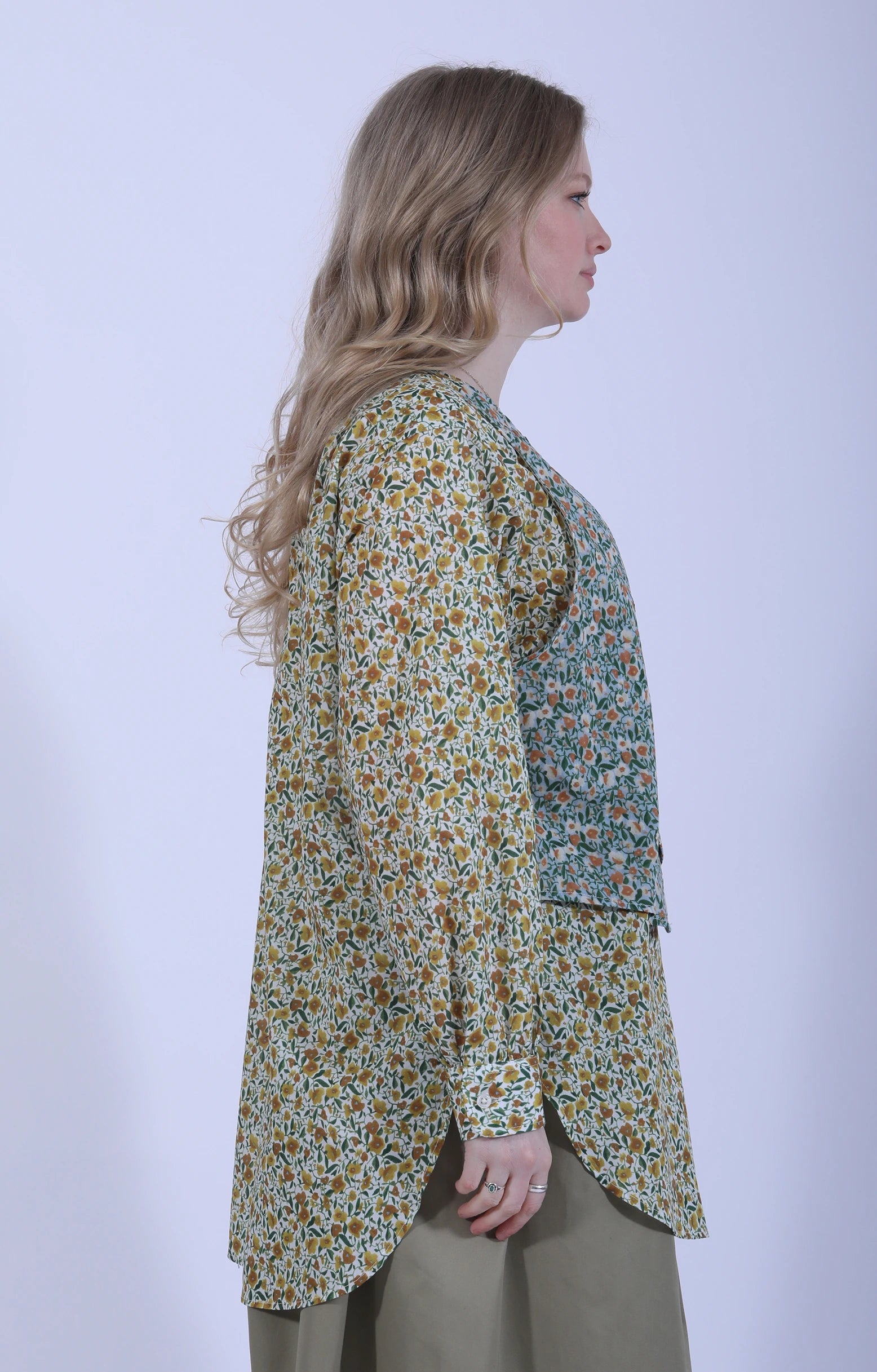 Vari Shirt Small Floral Yellow