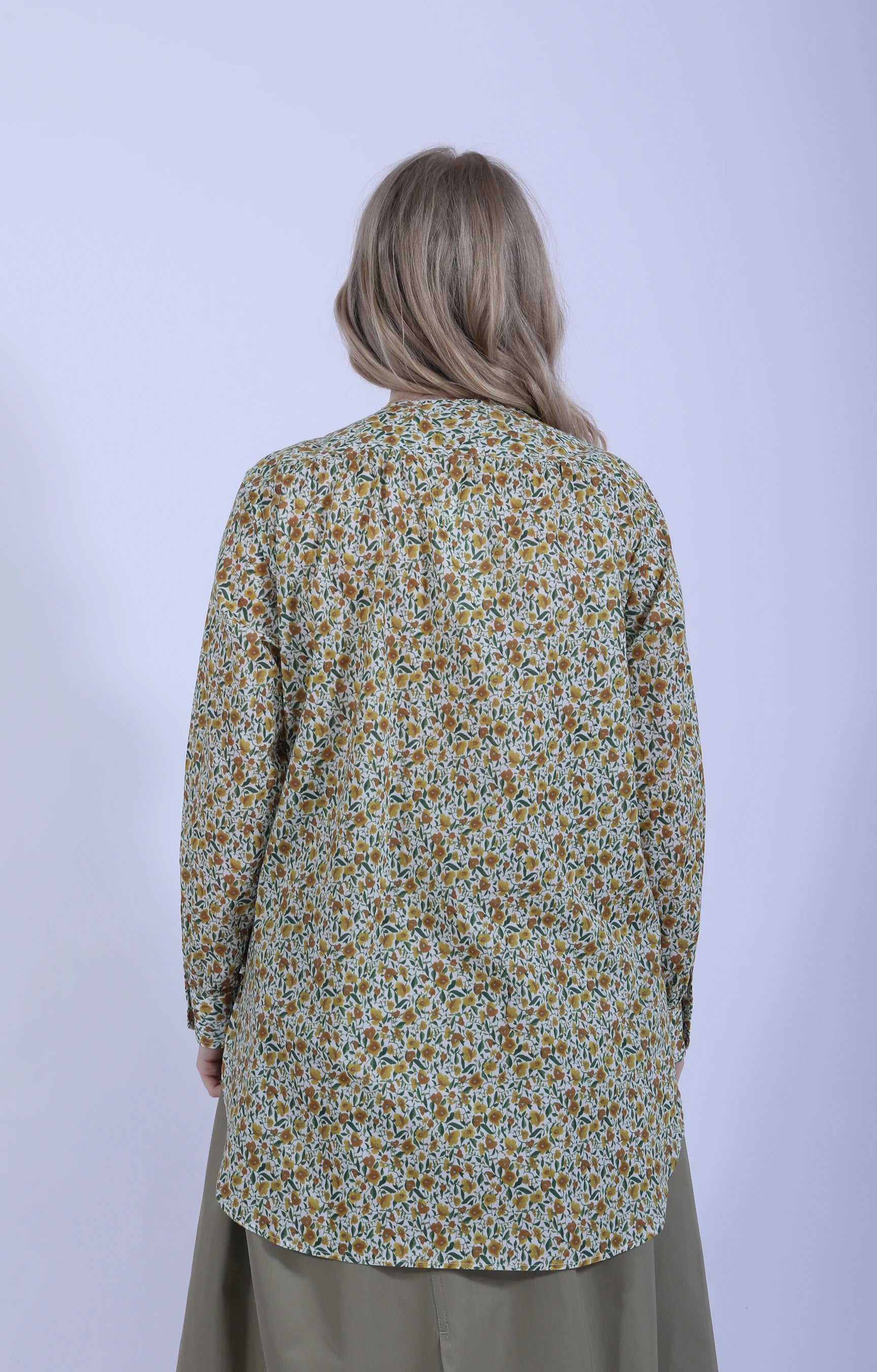 Vari Shirt Small Floral Yellow