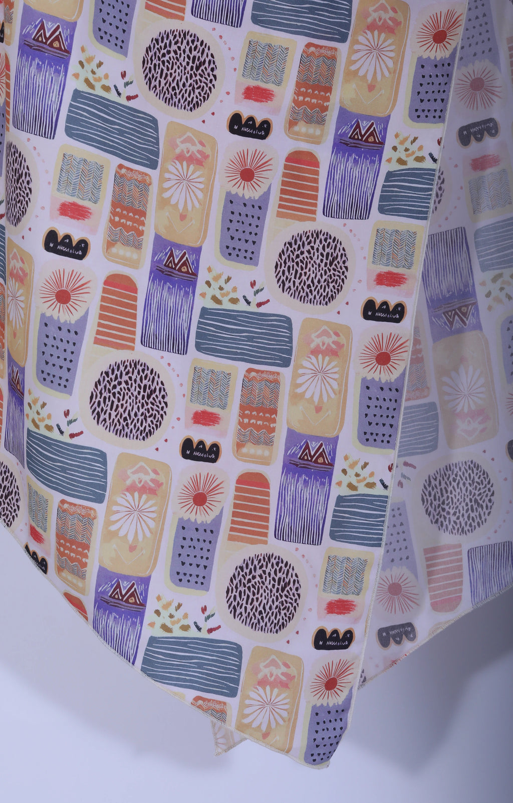 Long Scarf Jamaican Print