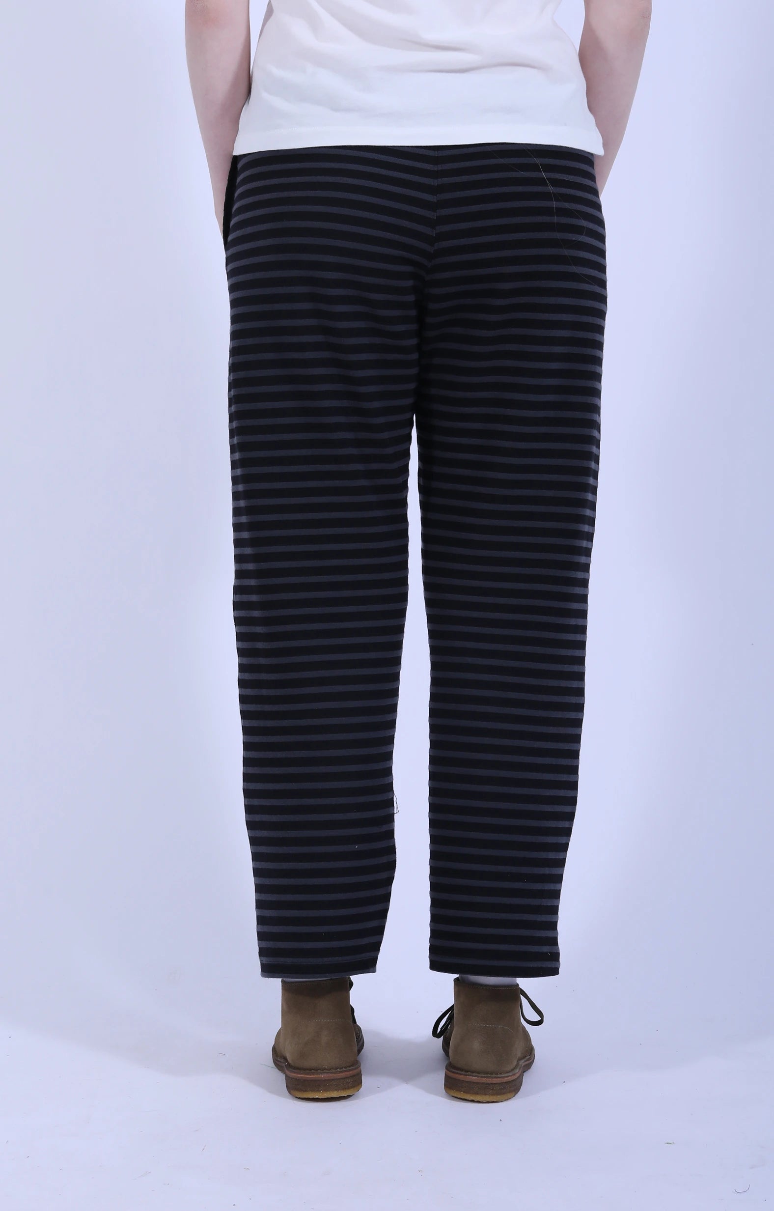 STK Pant Charcoal Black Stripe