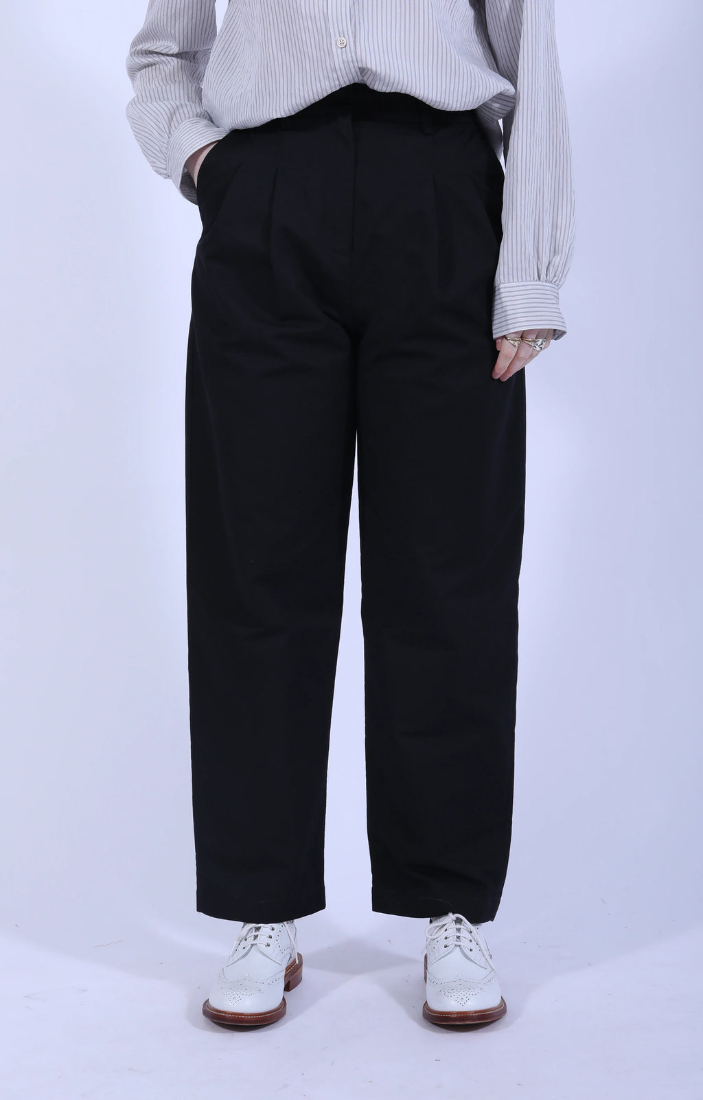 Allison Trousers Twill Black