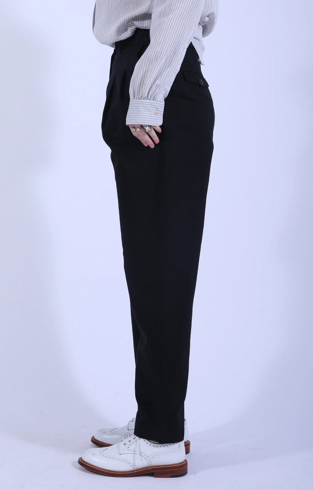 Allison Trousers Twill Black