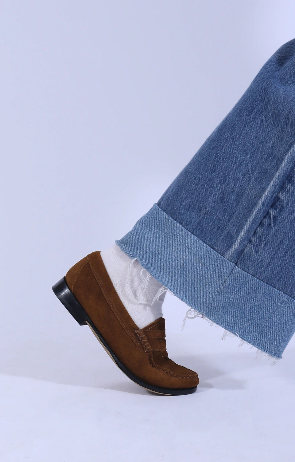 Weejun Penny Loafer Mid Brown Suede