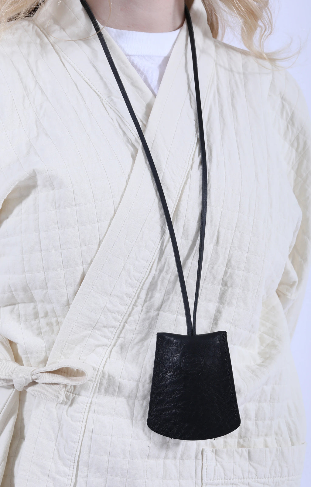 Leather Neck Key Hanger Black