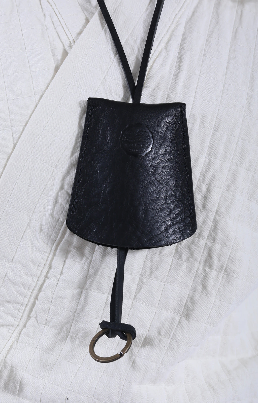 Leather Neck Key Hanger Black