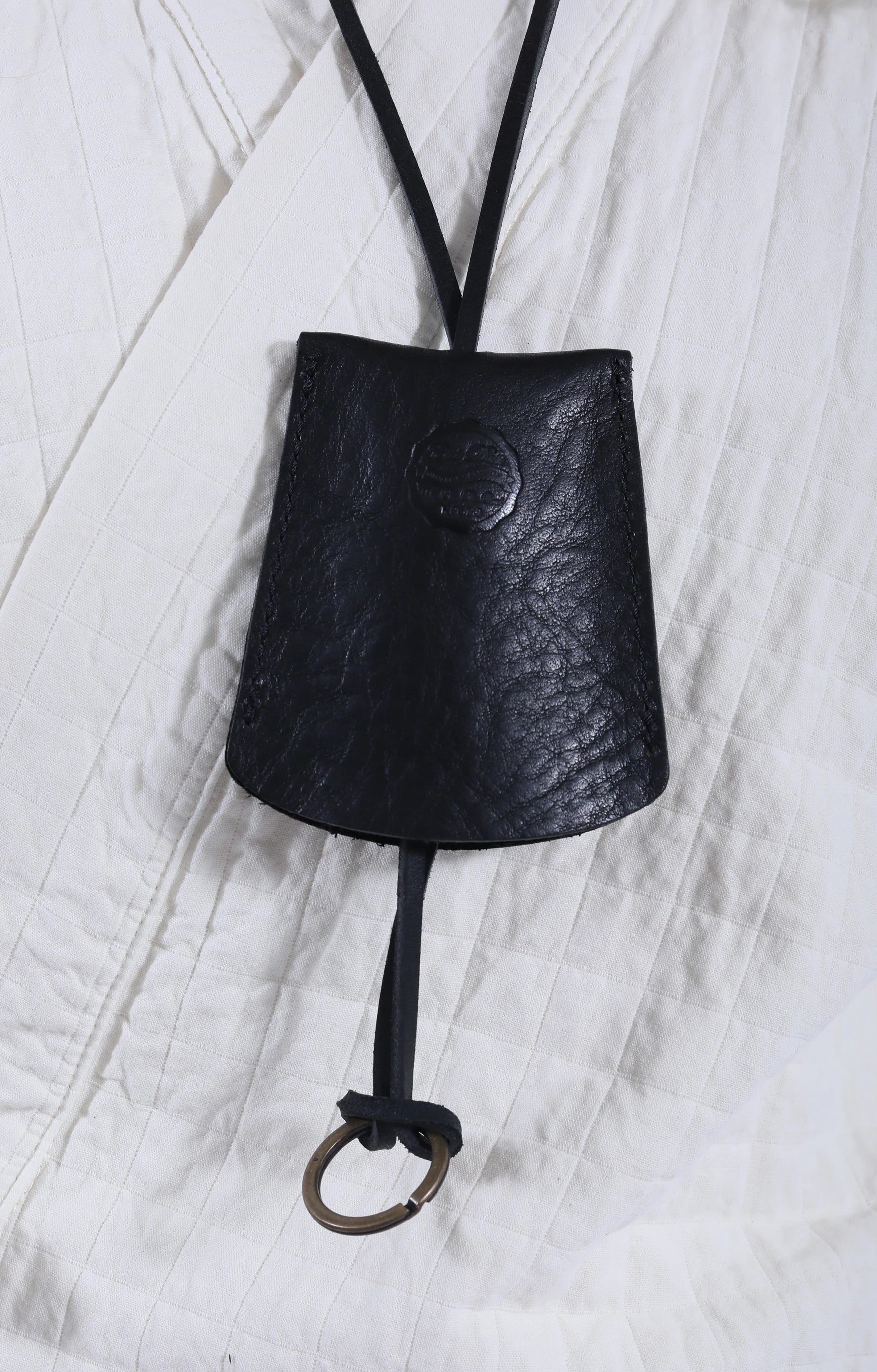 Leather Neck Key Hanger Black