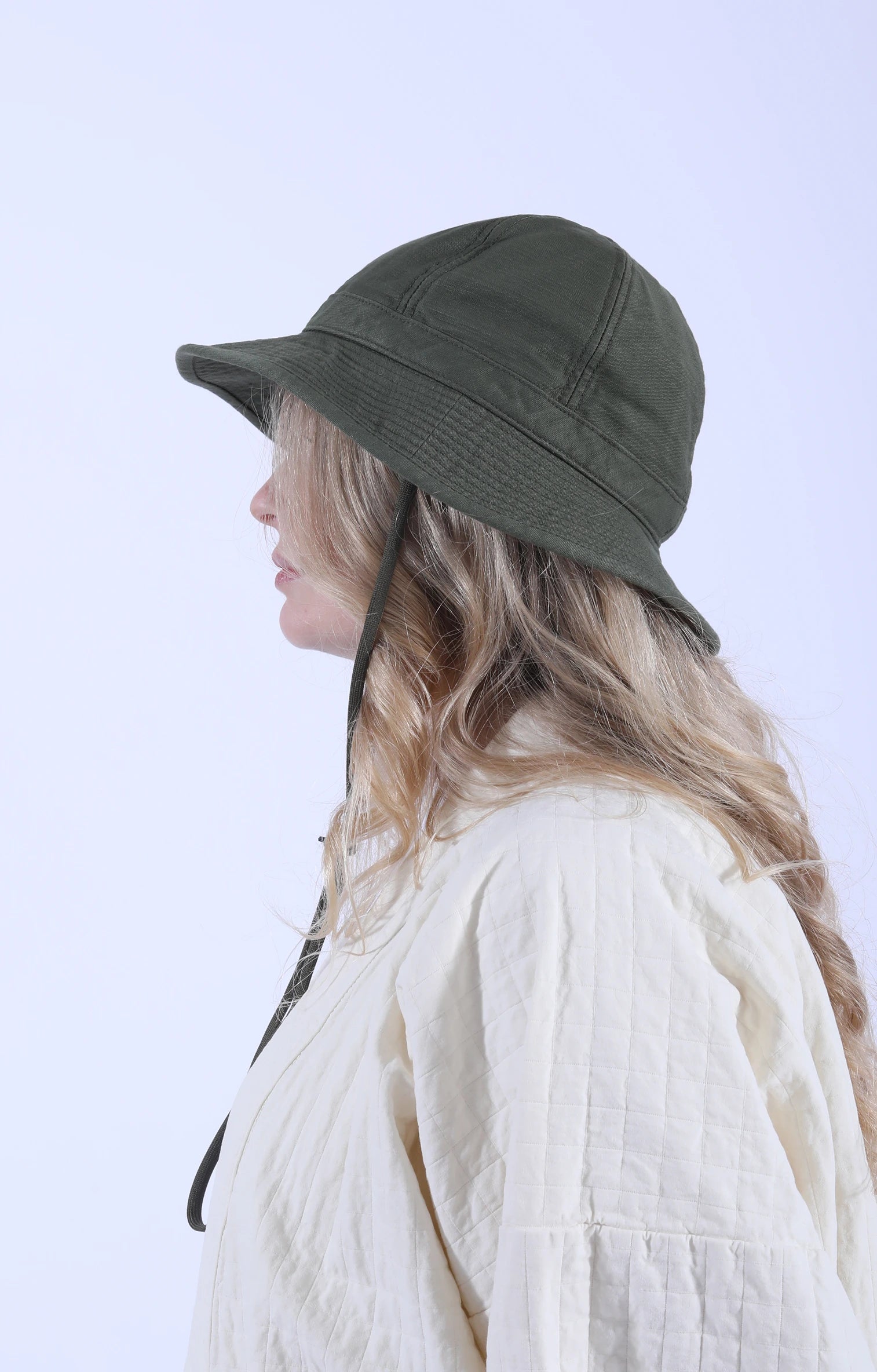 Baker Back Satin Metro Hat D.Olive