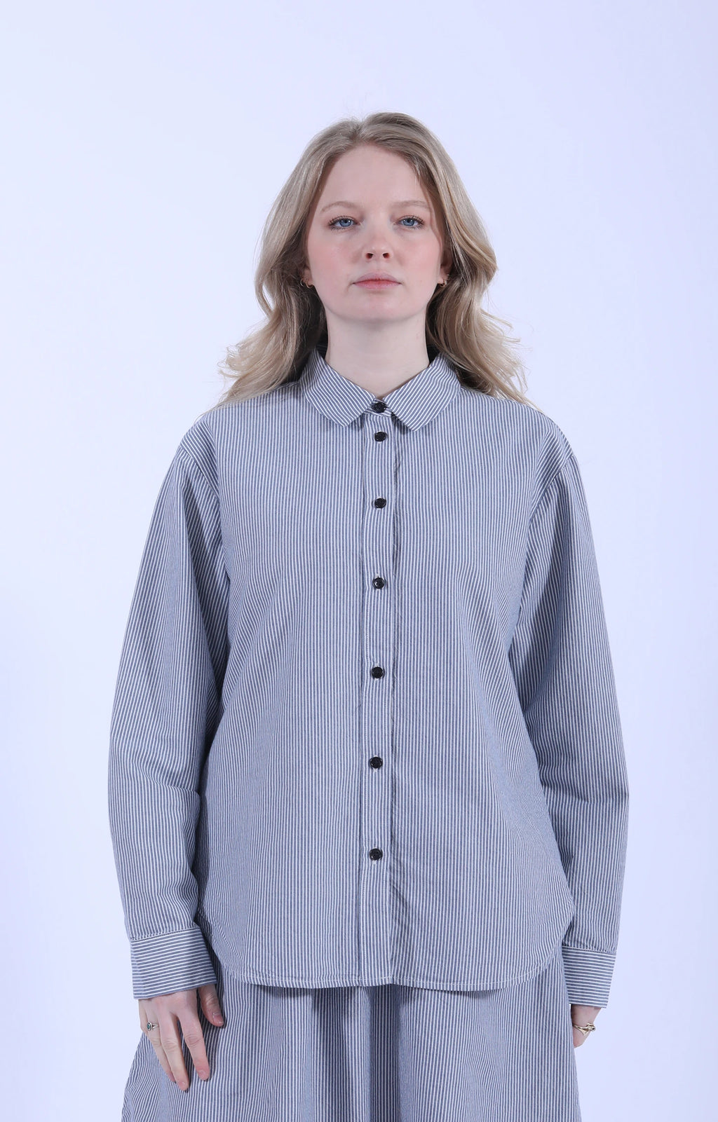 Paulina Shirt Striped Mix Blue Boy
